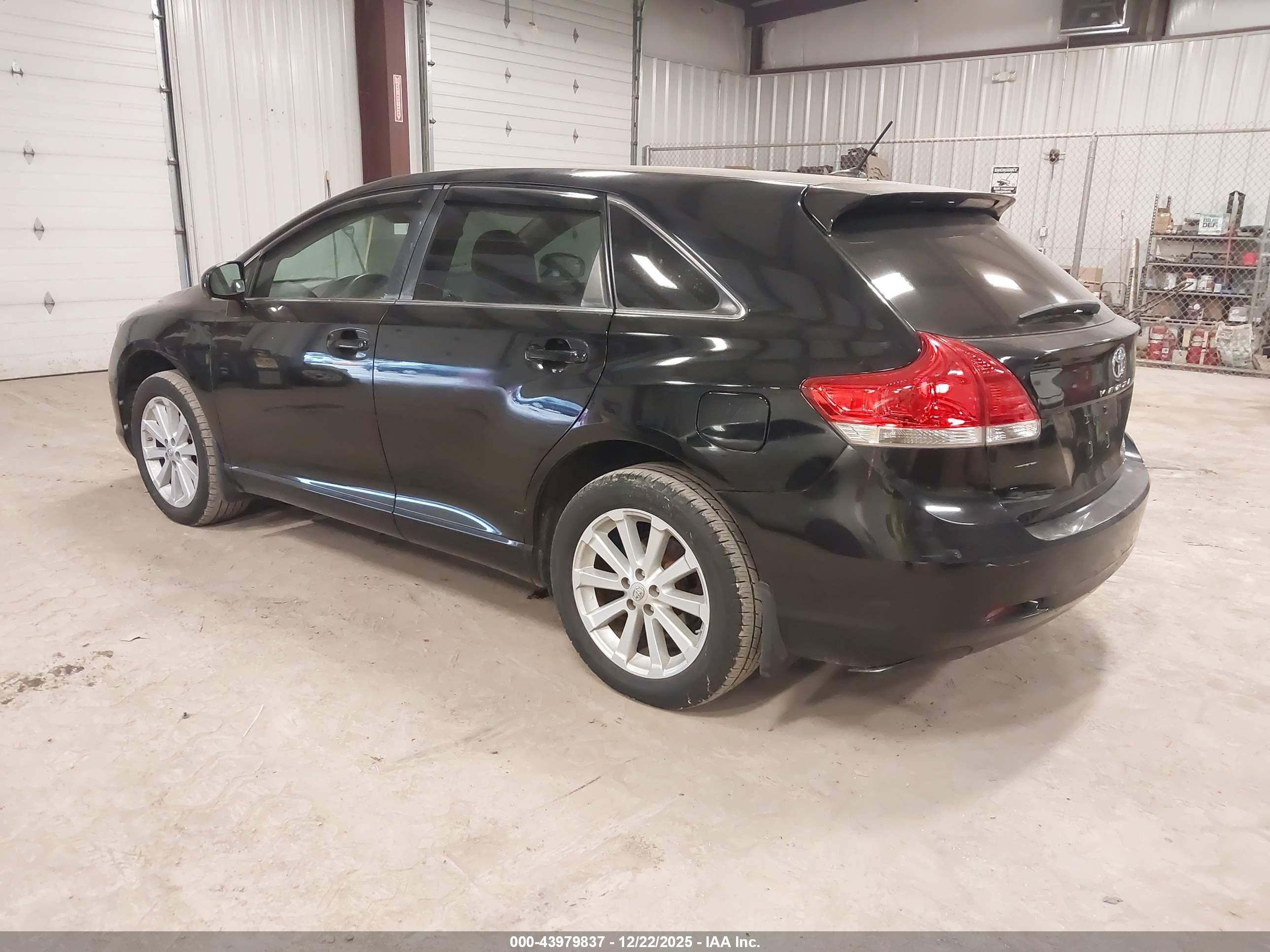 2012 Toyota Venza Le Black vin: 4T3BA3BB7CU029663