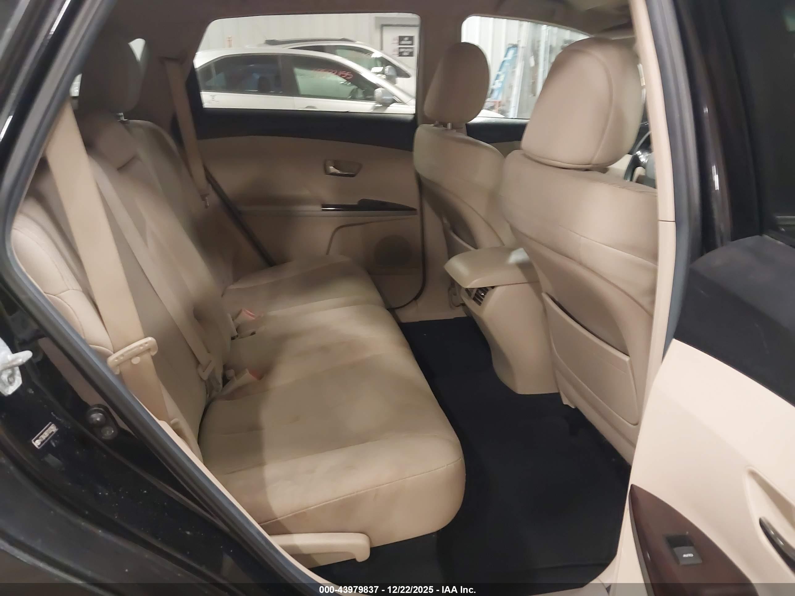 2012 Toyota Venza Le Black vin: 4T3BA3BB7CU029663
