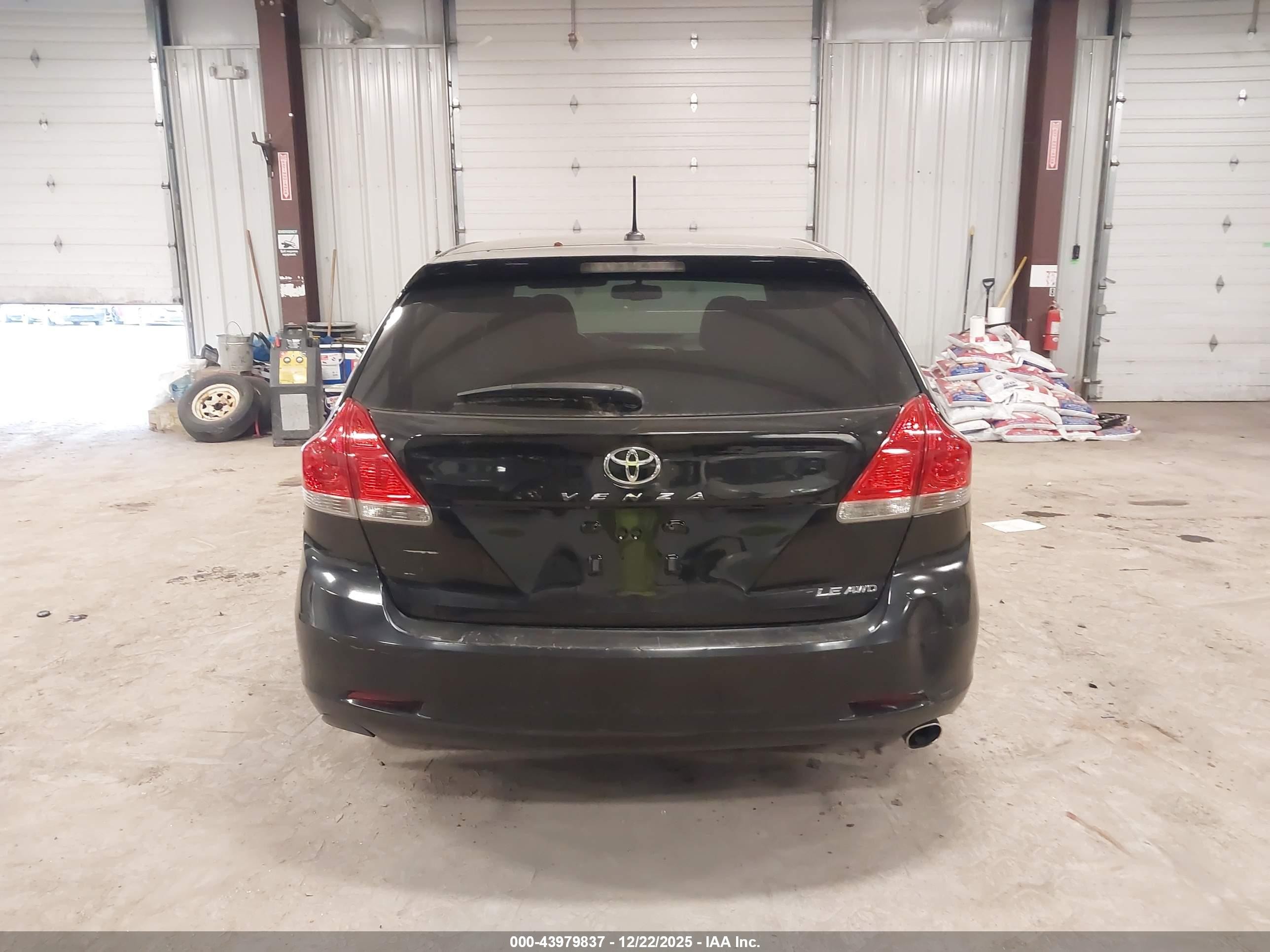2012 Toyota Venza Le Black vin: 4T3BA3BB7CU029663
