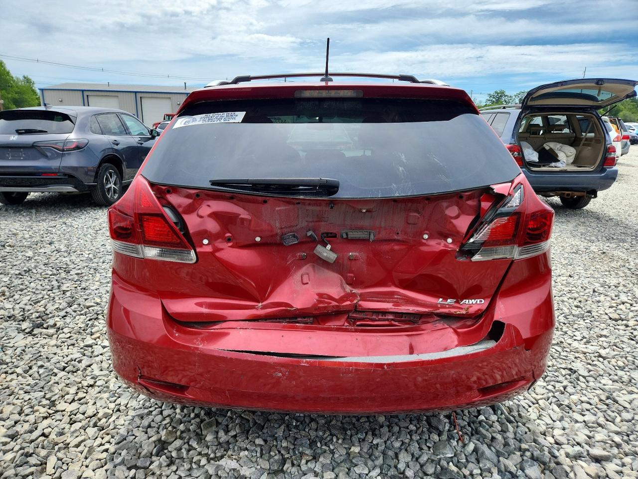 2013 Toyota Venza Le Red vin: 4T3BA3BB7DU036369