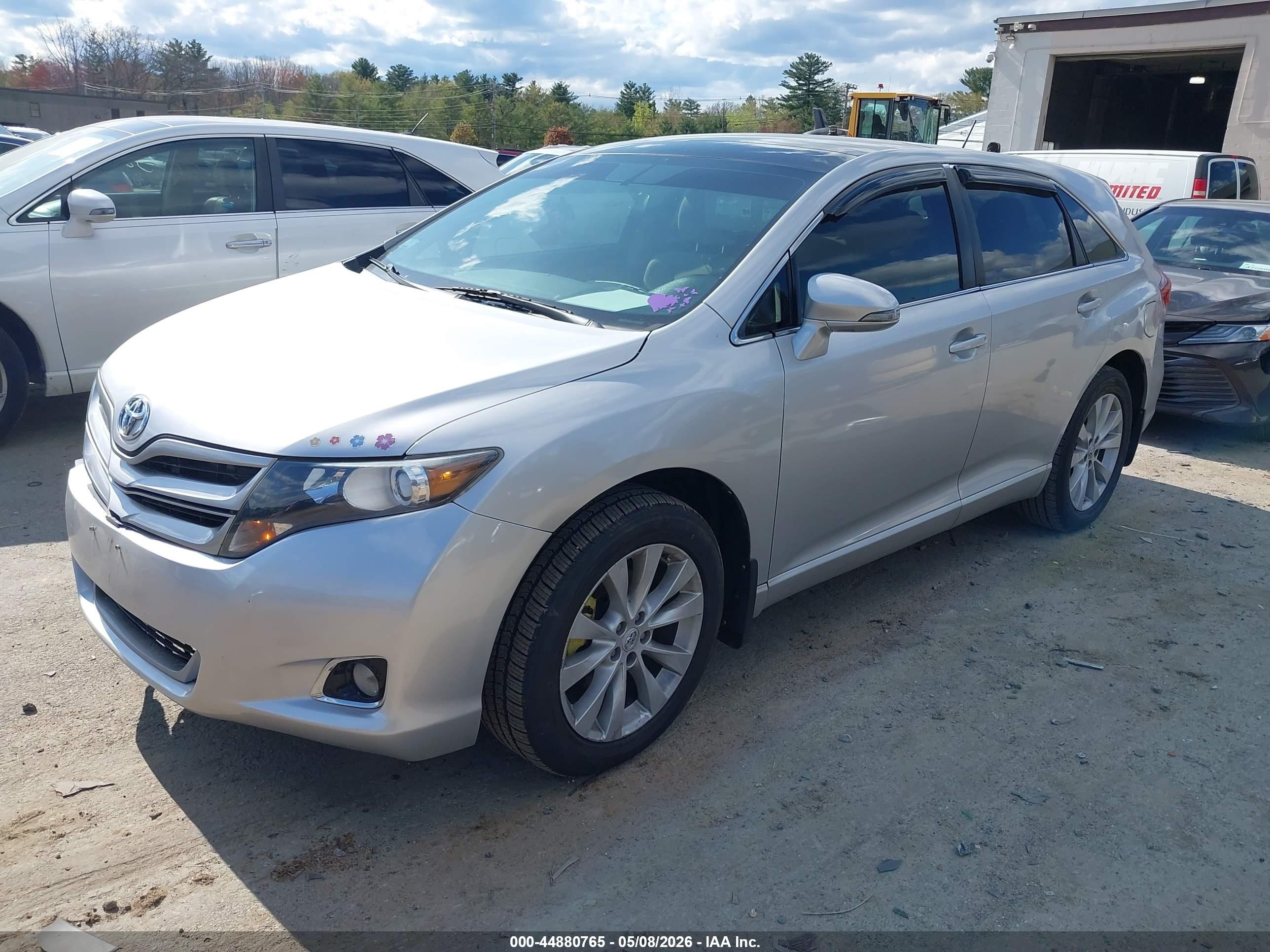 2013 Toyota Venza Le Silver vin: 4T3BA3BB7DU039403