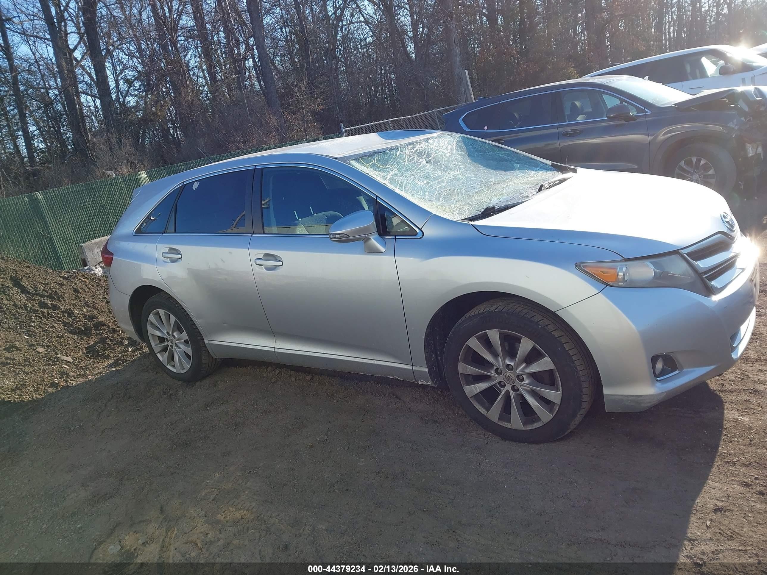 2013 Toyota Venza Le Silver vin: 4T3BA3BB7DU043712
