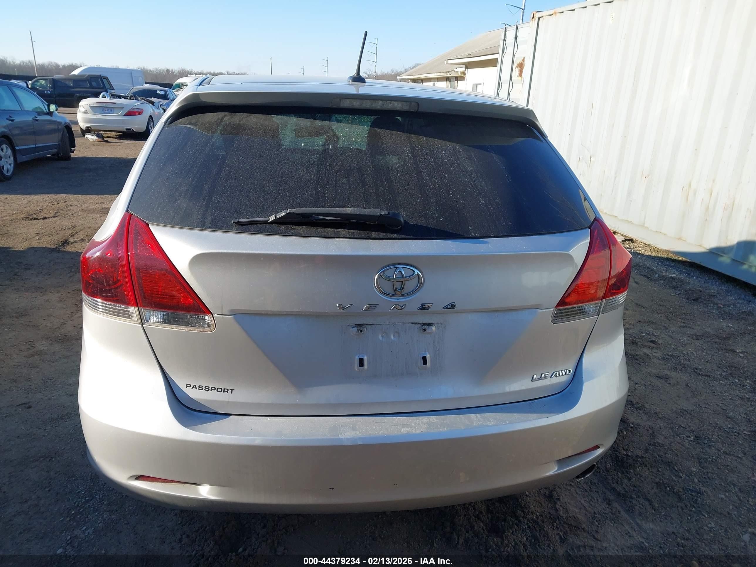 2013 Toyota Venza Le Silver vin: 4T3BA3BB7DU043712