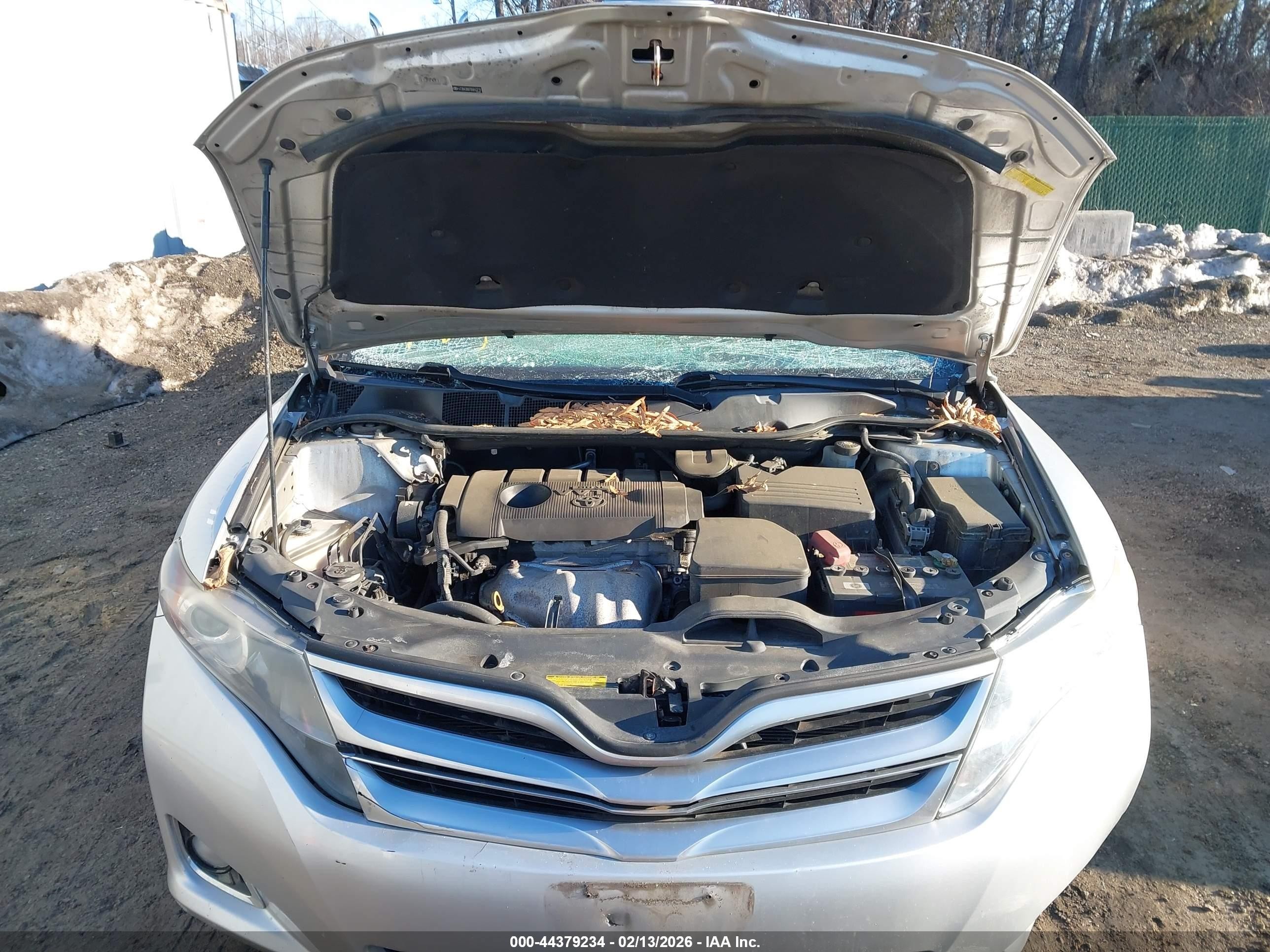 2013 Toyota Venza Le Silver vin: 4T3BA3BB7DU043712