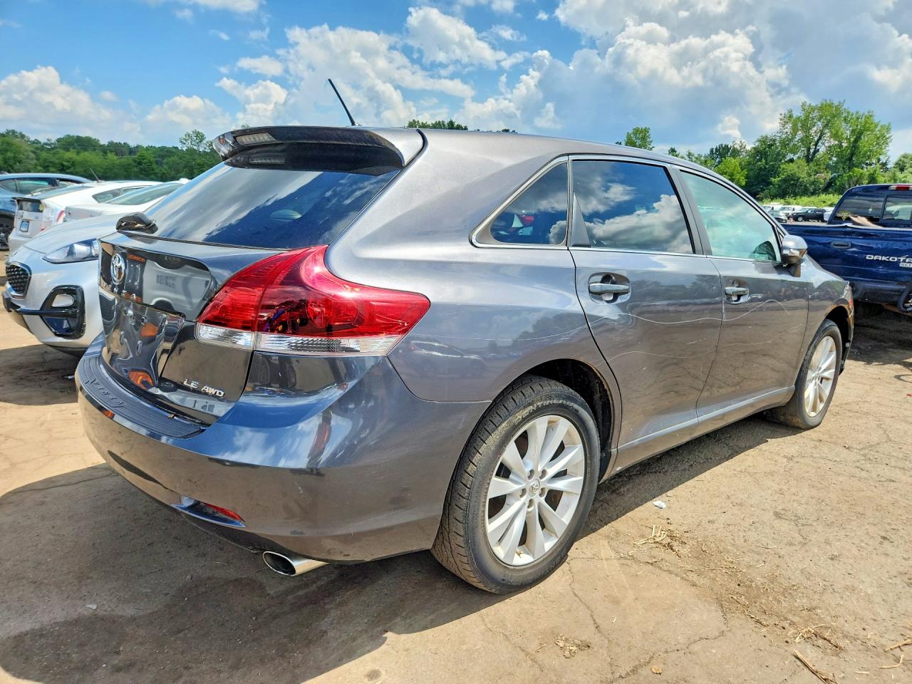 2014 Toyota Venza Le Gray vin: 4T3BA3BB7EU052251