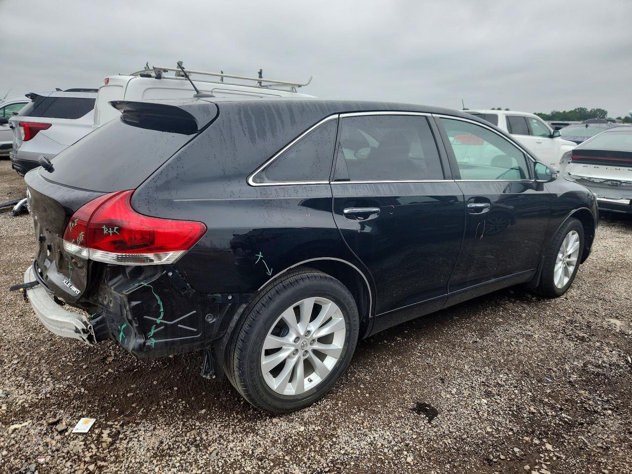 2014 Toyota Venza Xle Black vin: 4T3BA3BB7EU057501