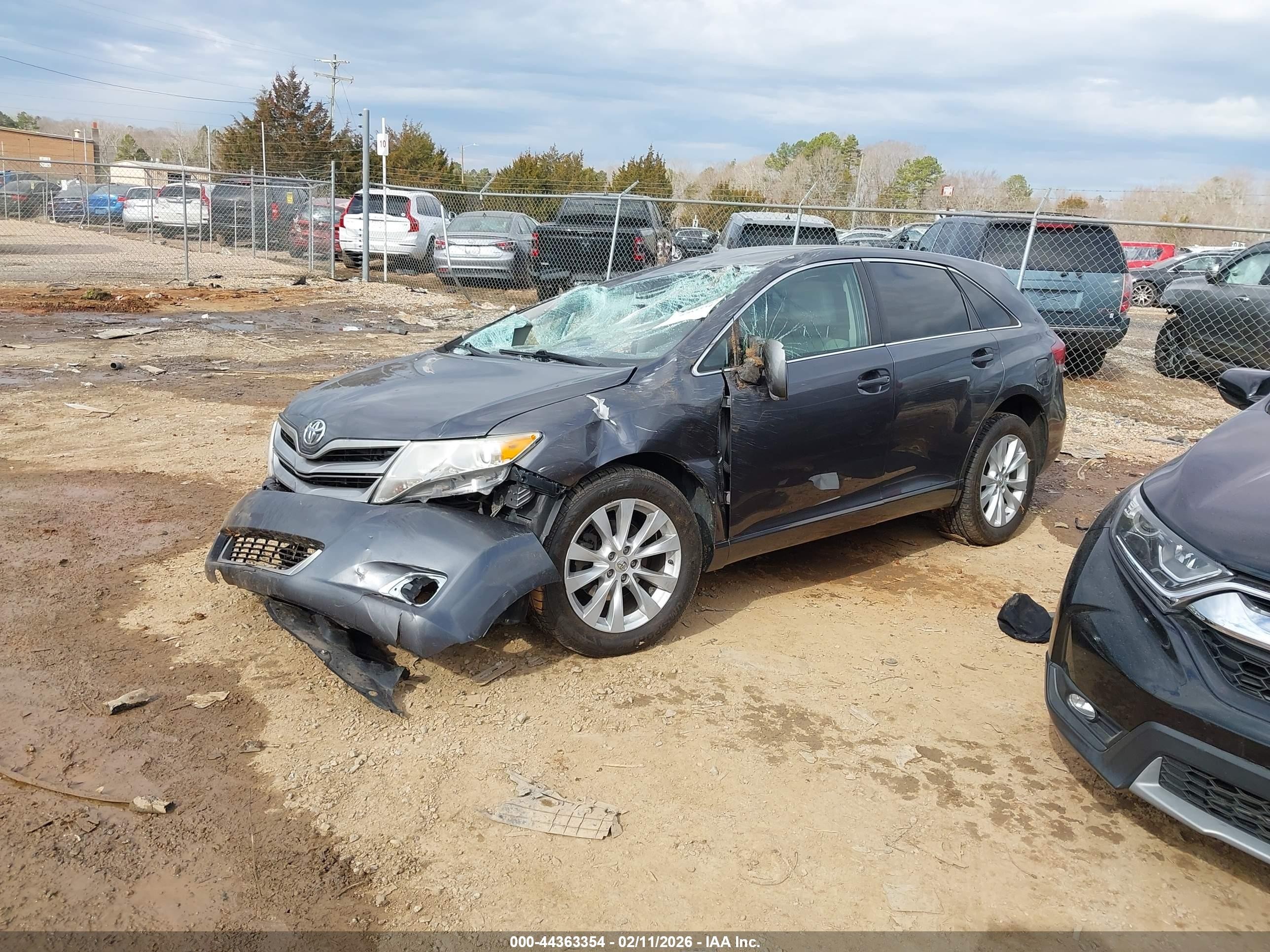 2014 Toyota Venza Le Gray vin: 4T3BA3BB7EU063735