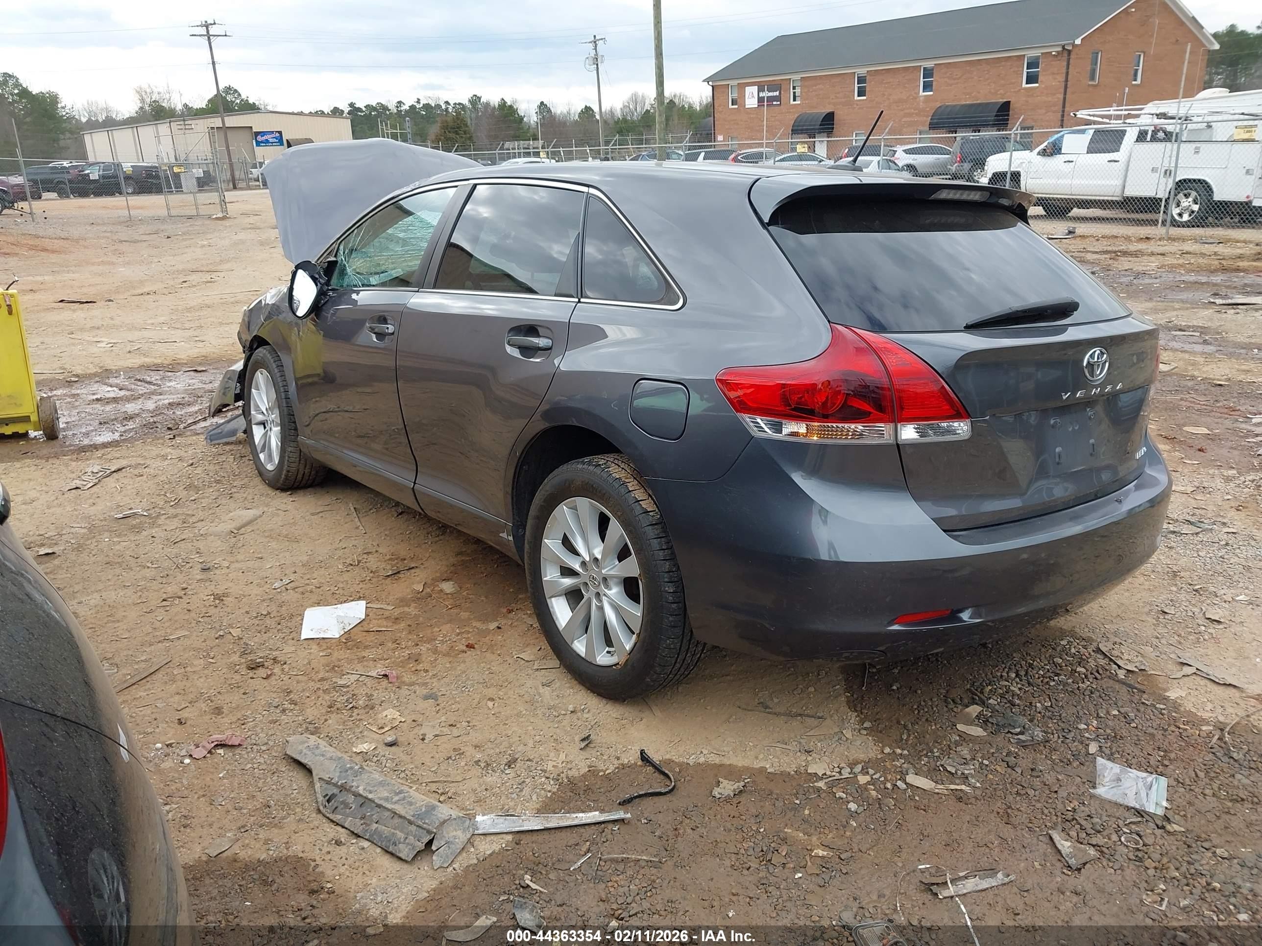 2014 Toyota Venza Le Gray vin: 4T3BA3BB7EU063735