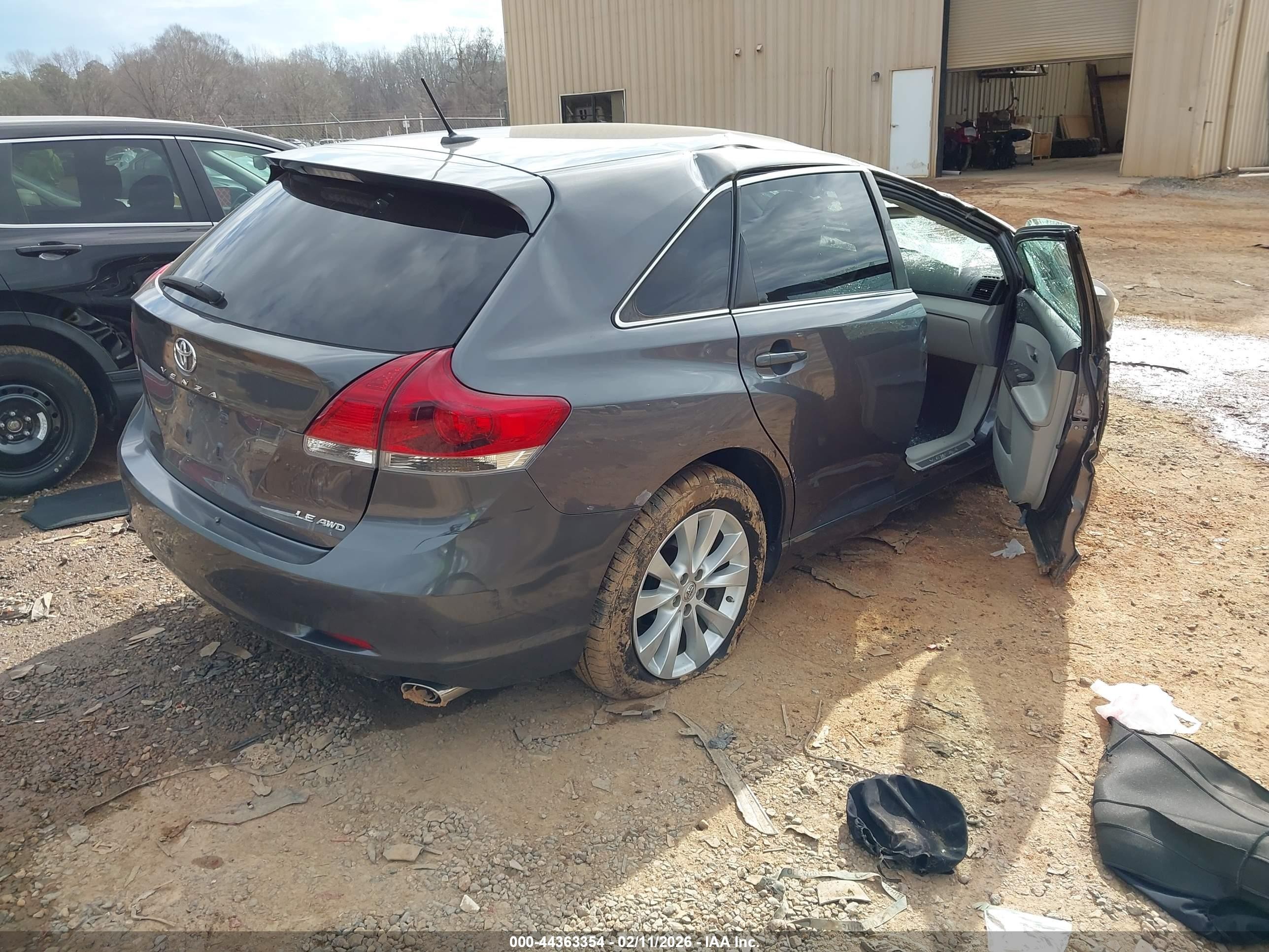2014 Toyota Venza Le Gray vin: 4T3BA3BB7EU063735