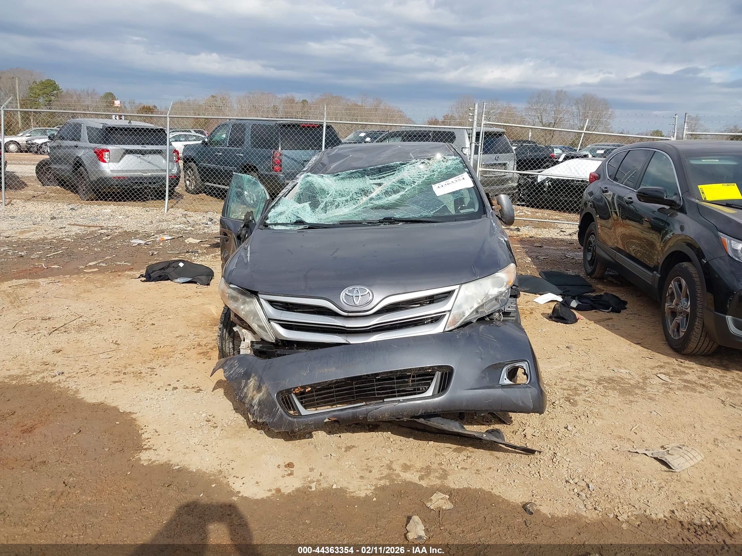 2014 Toyota Venza Le Gray vin: 4T3BA3BB7EU063735