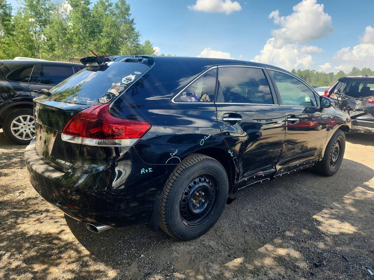 2015 Toyota Venza Le Black vin: 4T3BA3BB7FU070315
