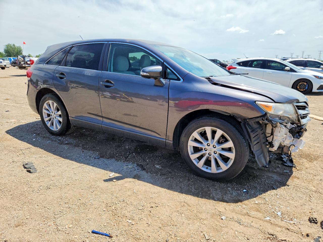 2015 Toyota Venza Le Blue vin: 4T3BA3BB7FU071724