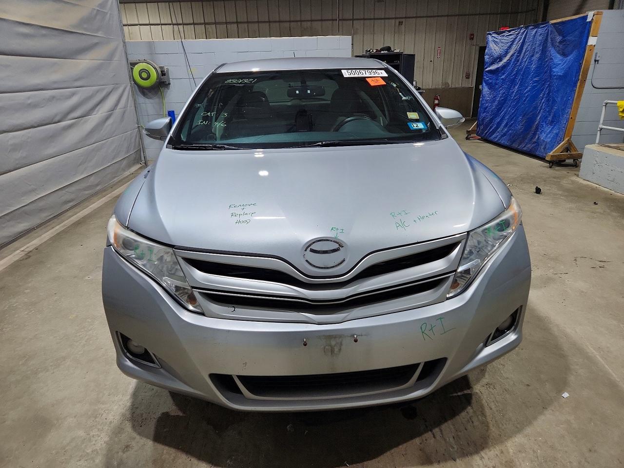 2015 Toyota Venza Le Silver vin: 4T3BA3BB7FU075997