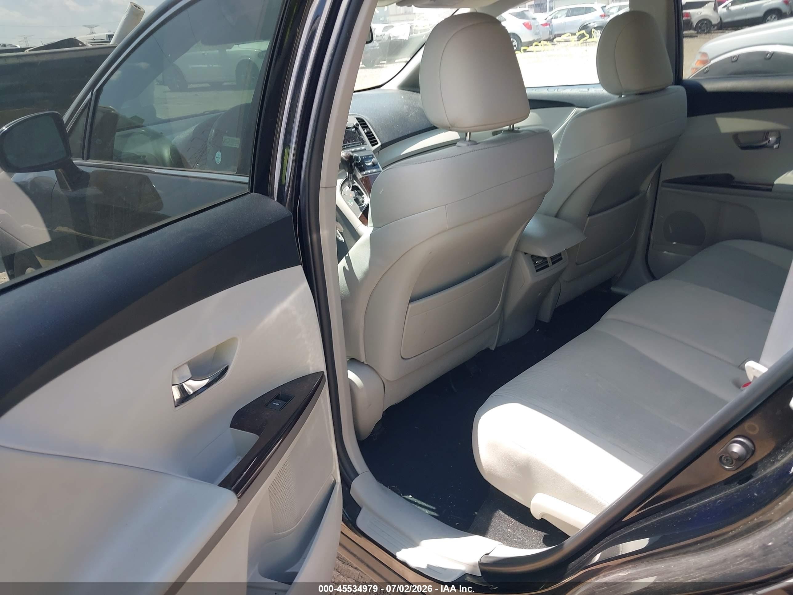 2010 Toyota Venza   Black vin: 4T3BA3BB8AU013176