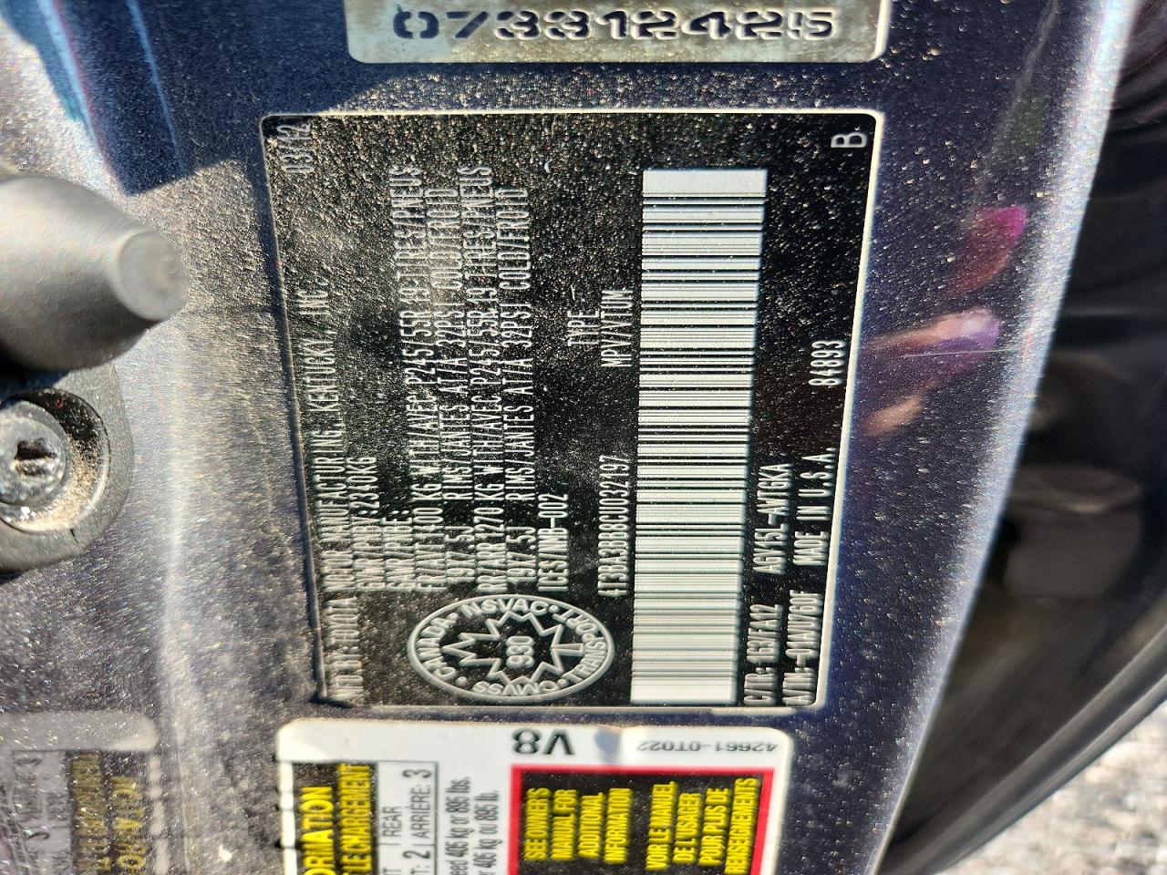 2012 Toyota Venza Le Gray vin: 4T3BA3BB8CU032197