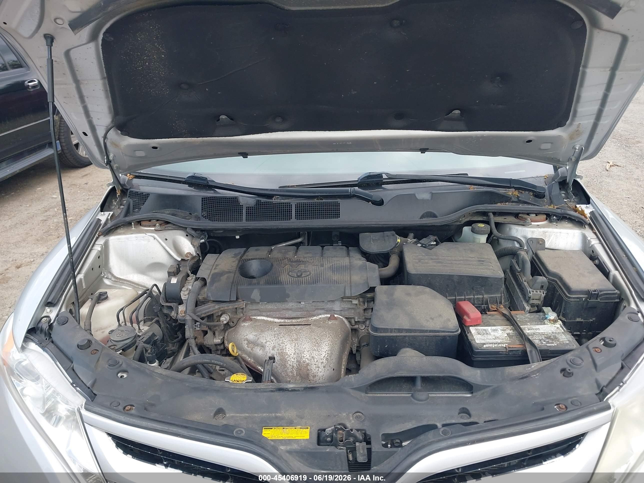 2013 Toyota Venza Le Silver vin: 4T3BA3BB8DU035974