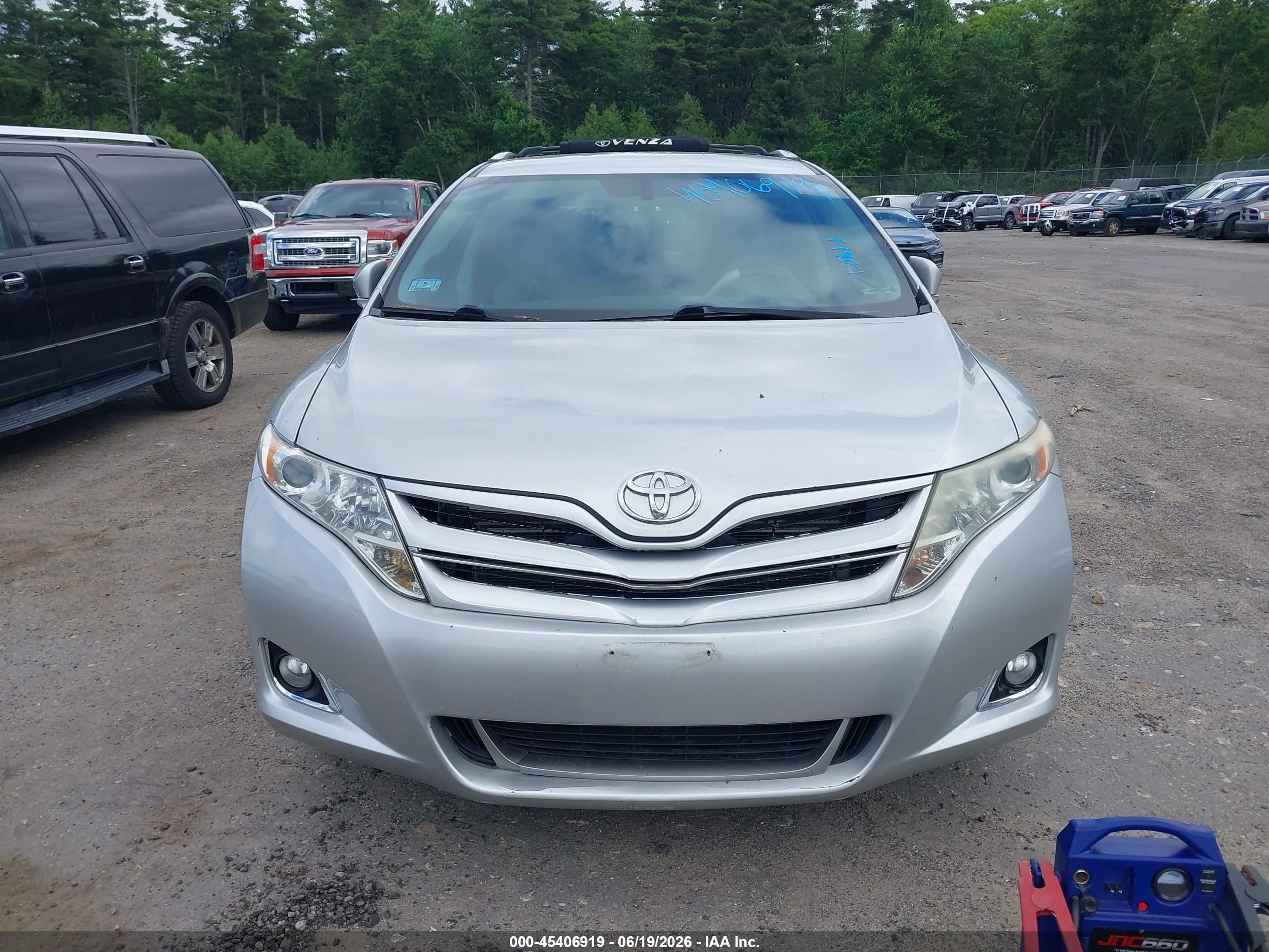 2013 Toyota Venza Le Silver vin: 4T3BA3BB8DU035974