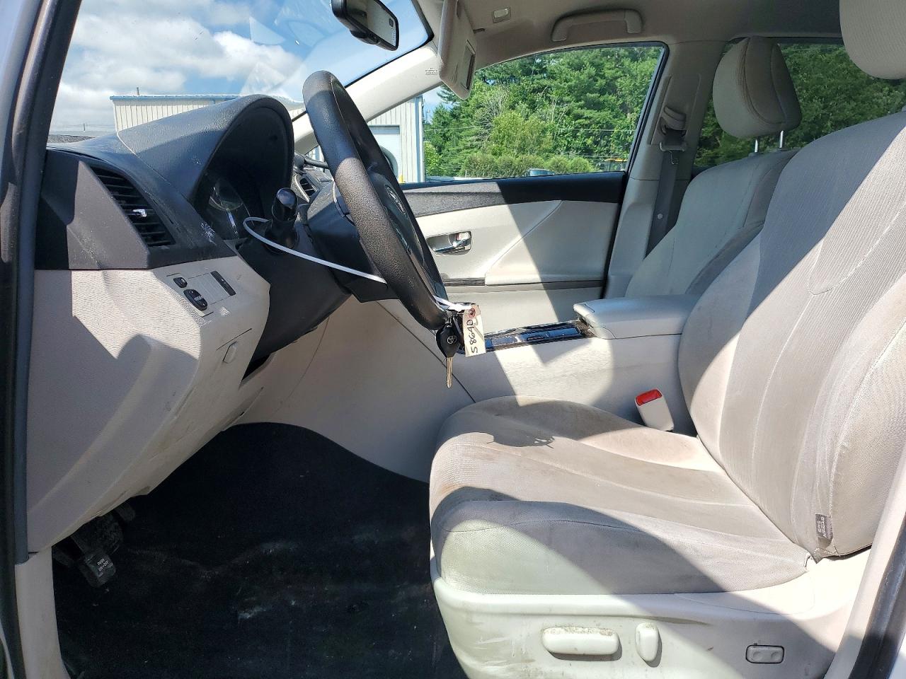 2013 Toyota Venza Le White vin: 4T3BA3BB8DU036672