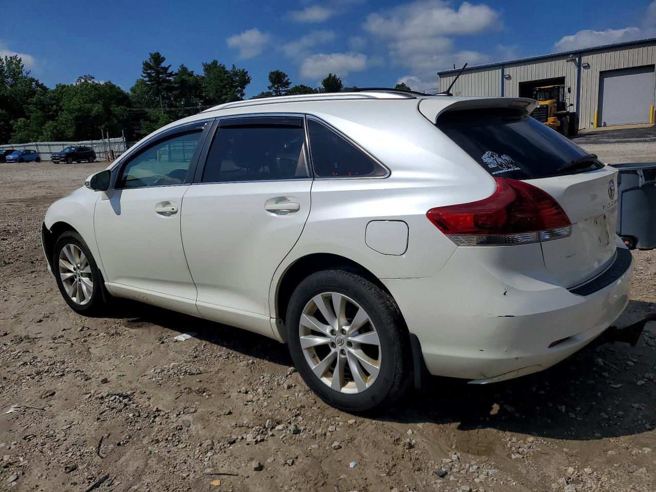 2013 Toyota Venza Le White vin: 4T3BA3BB8DU036672