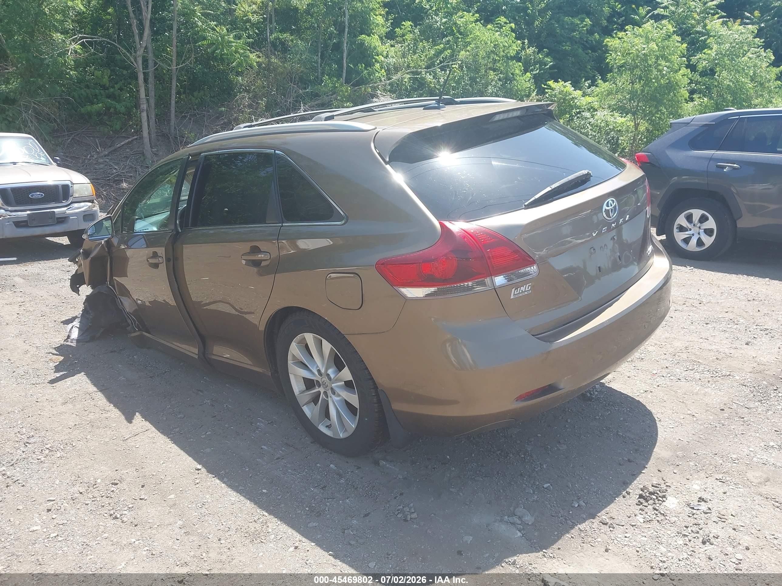 2013 Toyota Venza Le Gold vin: 4T3BA3BB8DU036722