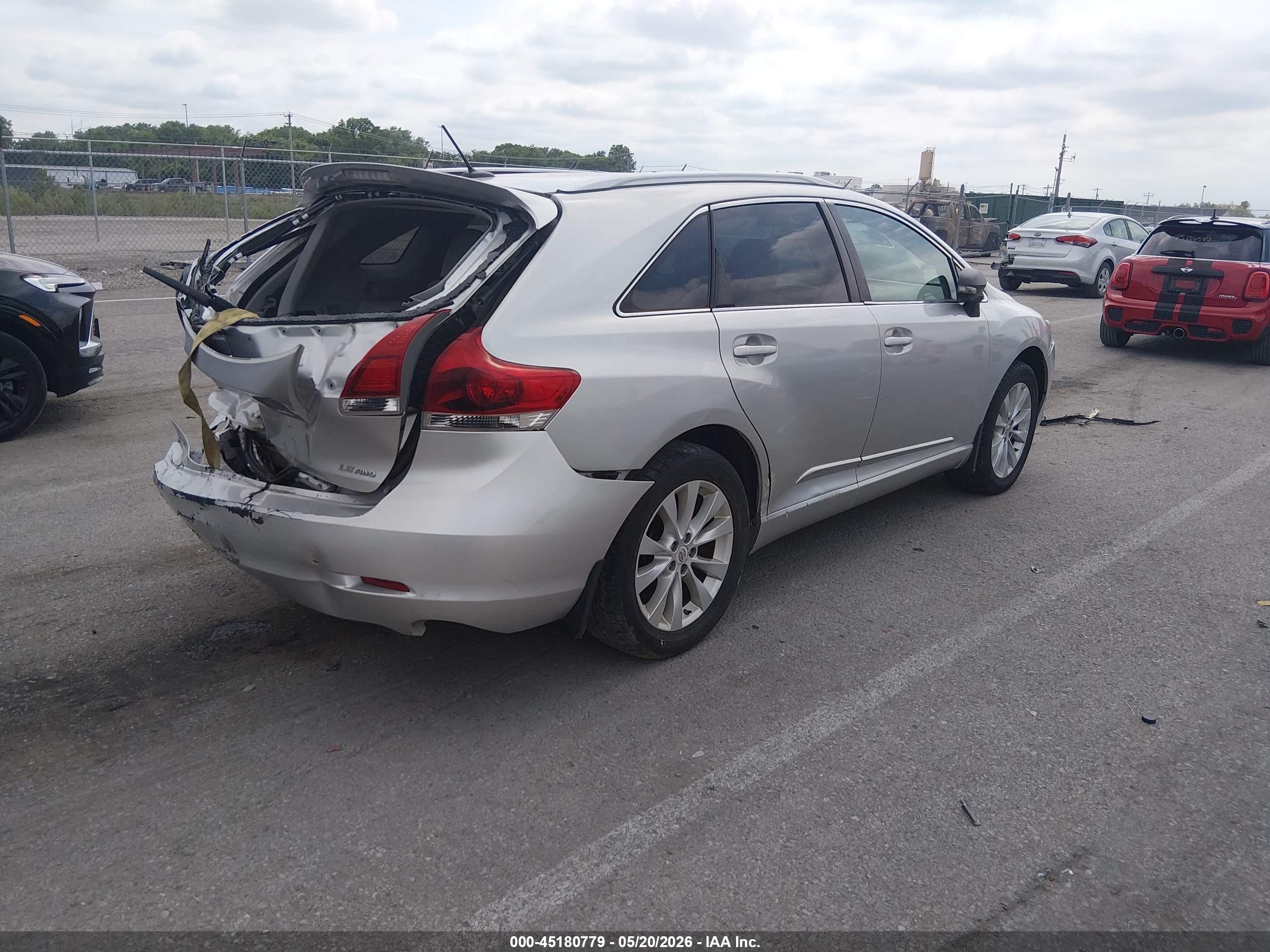 2013 Toyota Venza Le Gray vin: 4T3BA3BB8DU039328