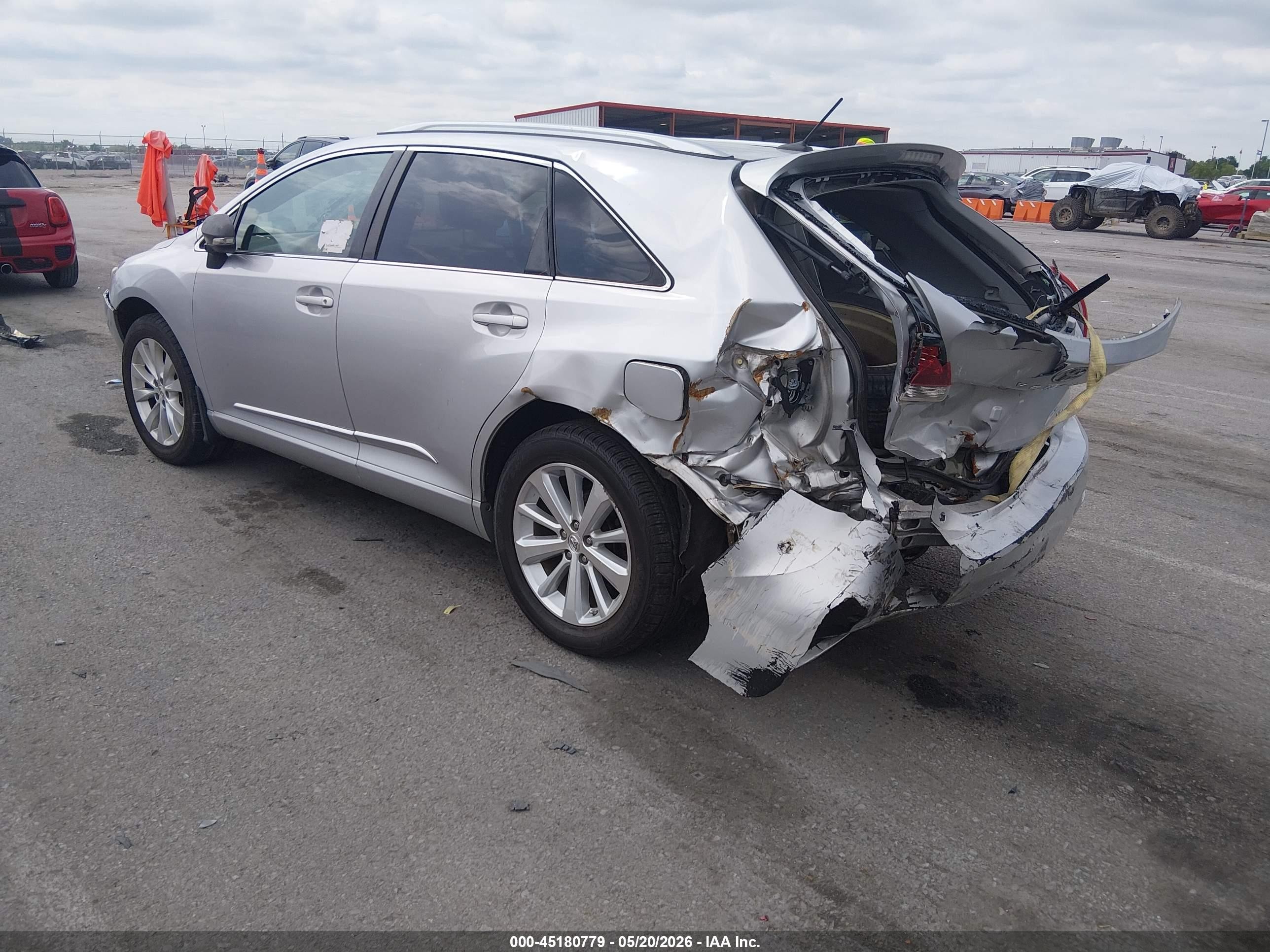 2013 Toyota Venza Le Gray vin: 4T3BA3BB8DU039328