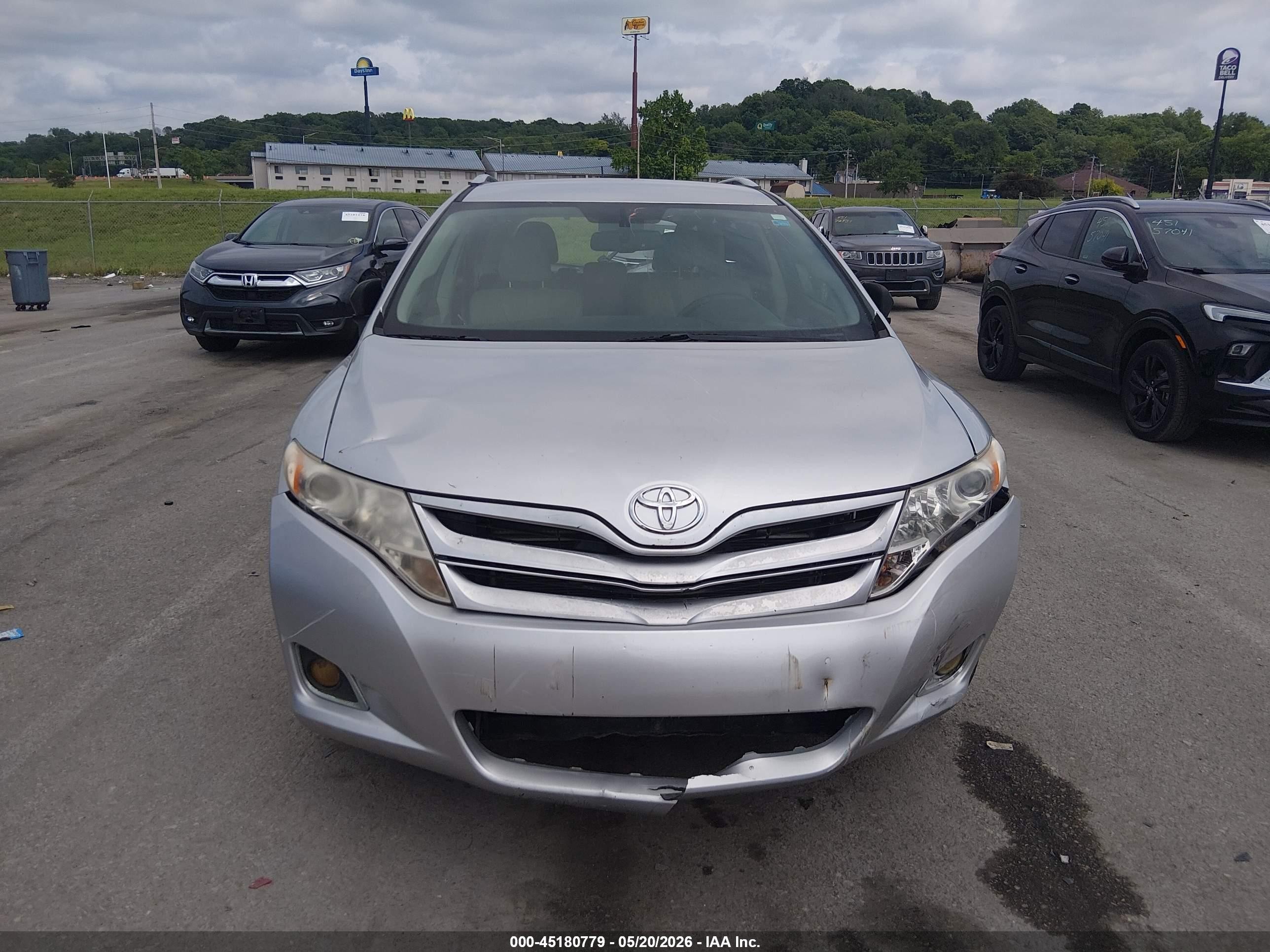 2013 Toyota Venza Le Gray vin: 4T3BA3BB8DU039328