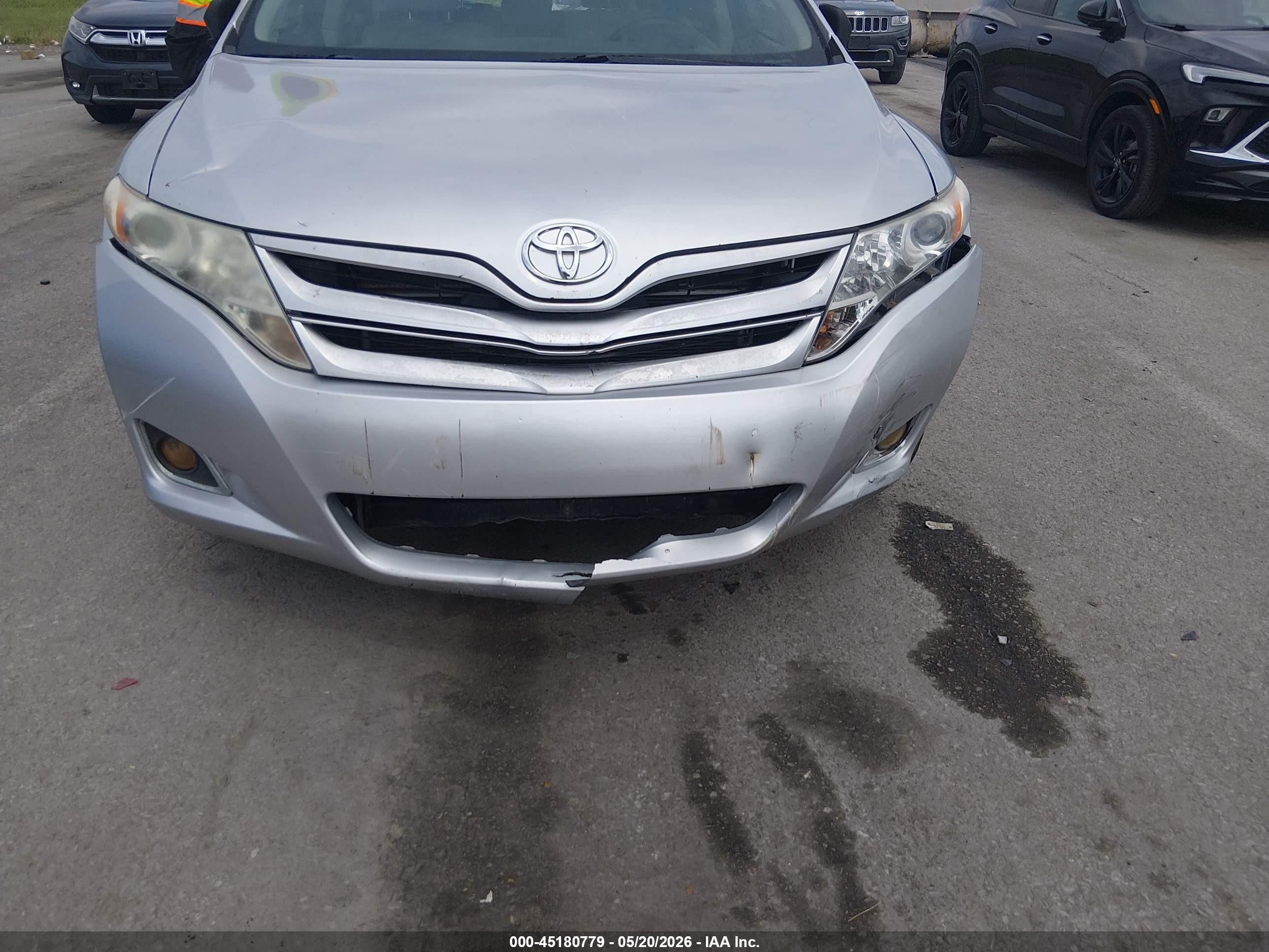 2013 Toyota Venza Le Gray vin: 4T3BA3BB8DU039328