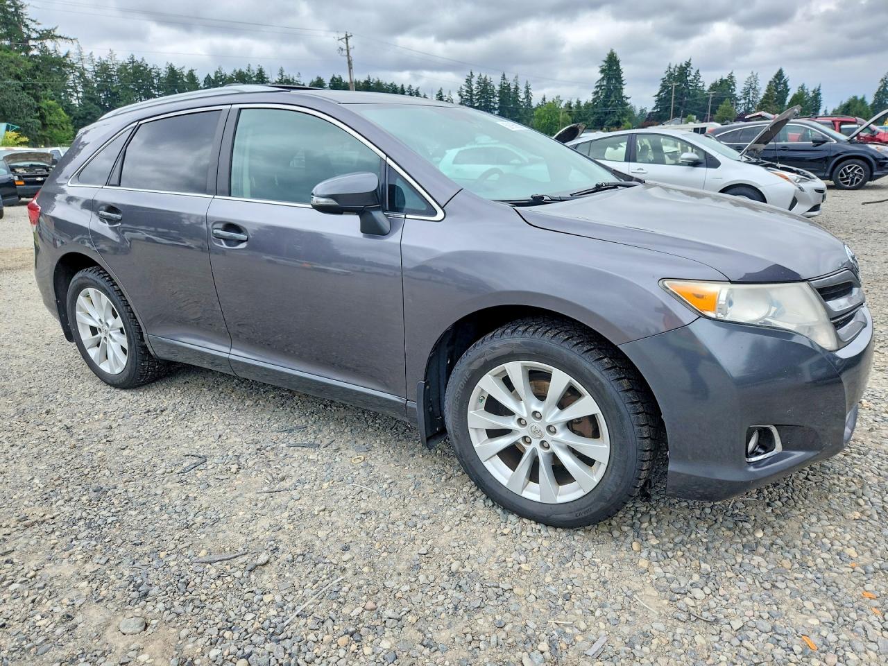 2013 Toyota Venza Le Gray vin: 4T3BA3BB8DU047932