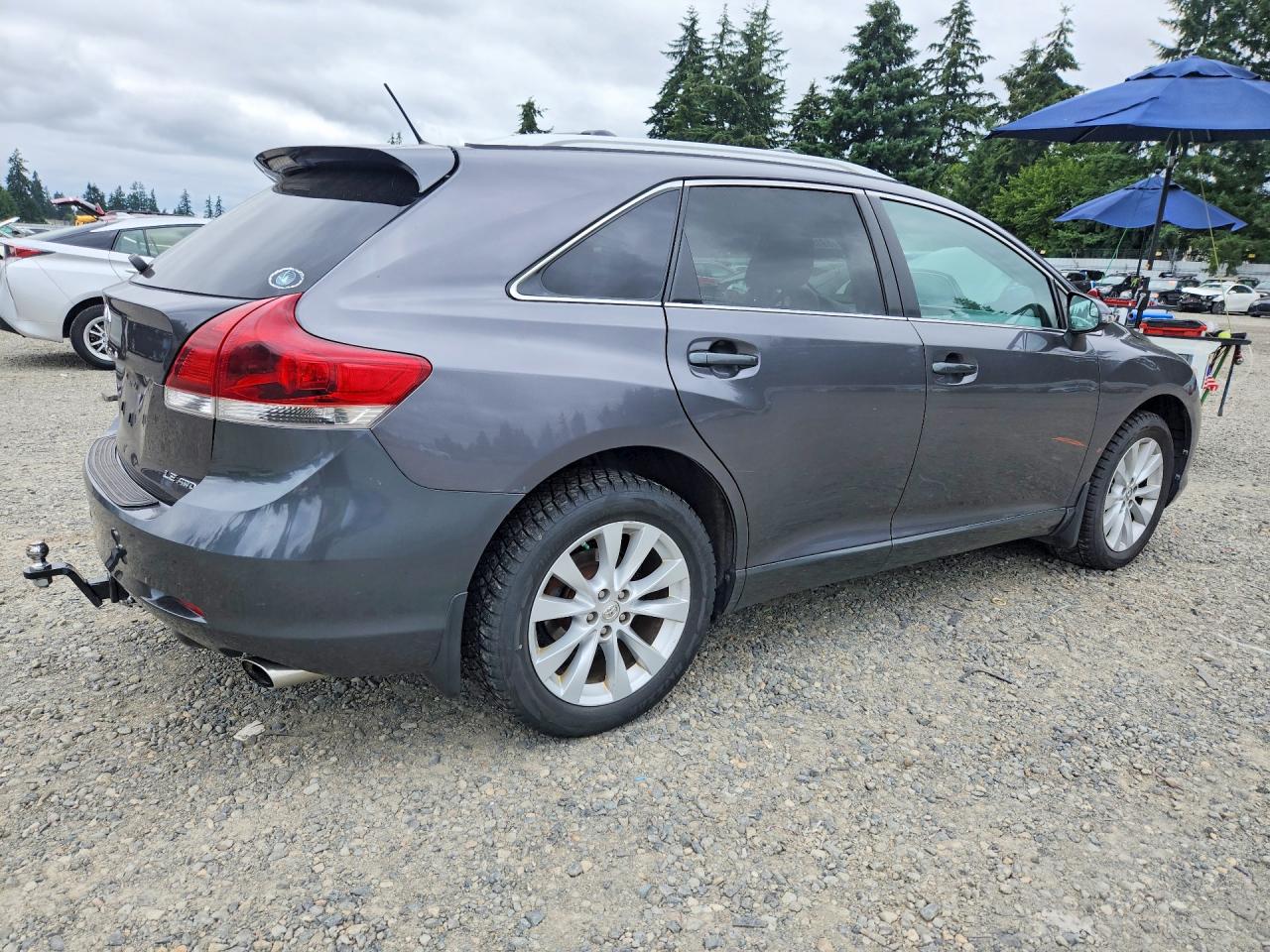 2013 Toyota Venza Le Gray vin: 4T3BA3BB8DU047932