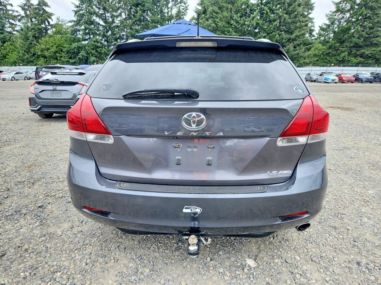2013 Toyota Venza Le Gray vin: 4T3BA3BB8DU047932