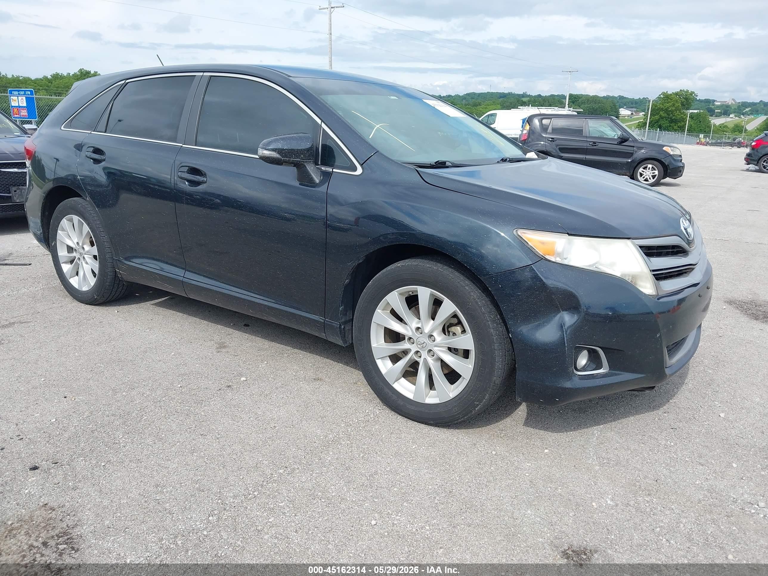 2013 Toyota Venza Le Синий vin: 4T3BA3BB8DU048773