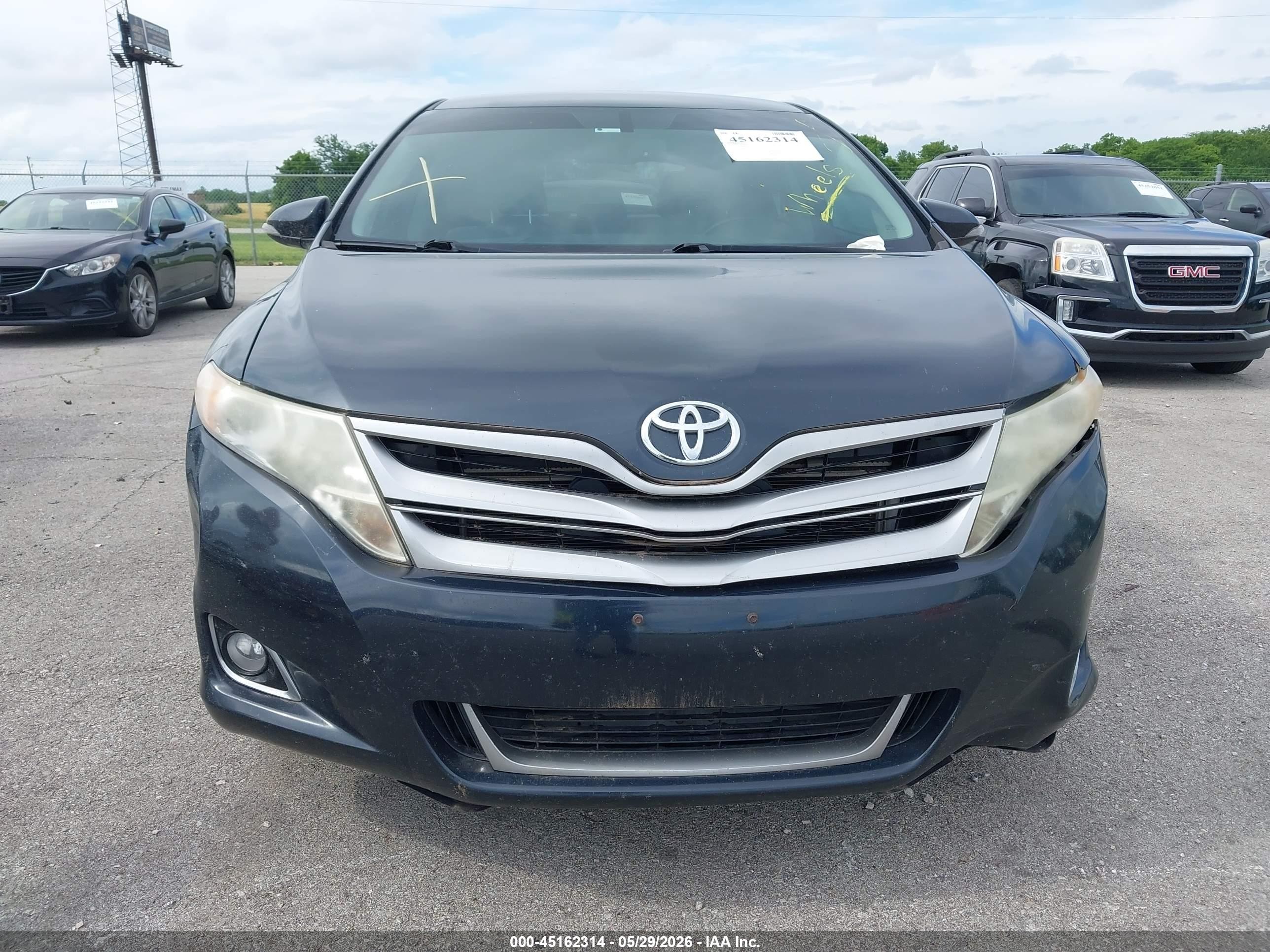 2013 Toyota Venza Le Синий vin: 4T3BA3BB8DU048773