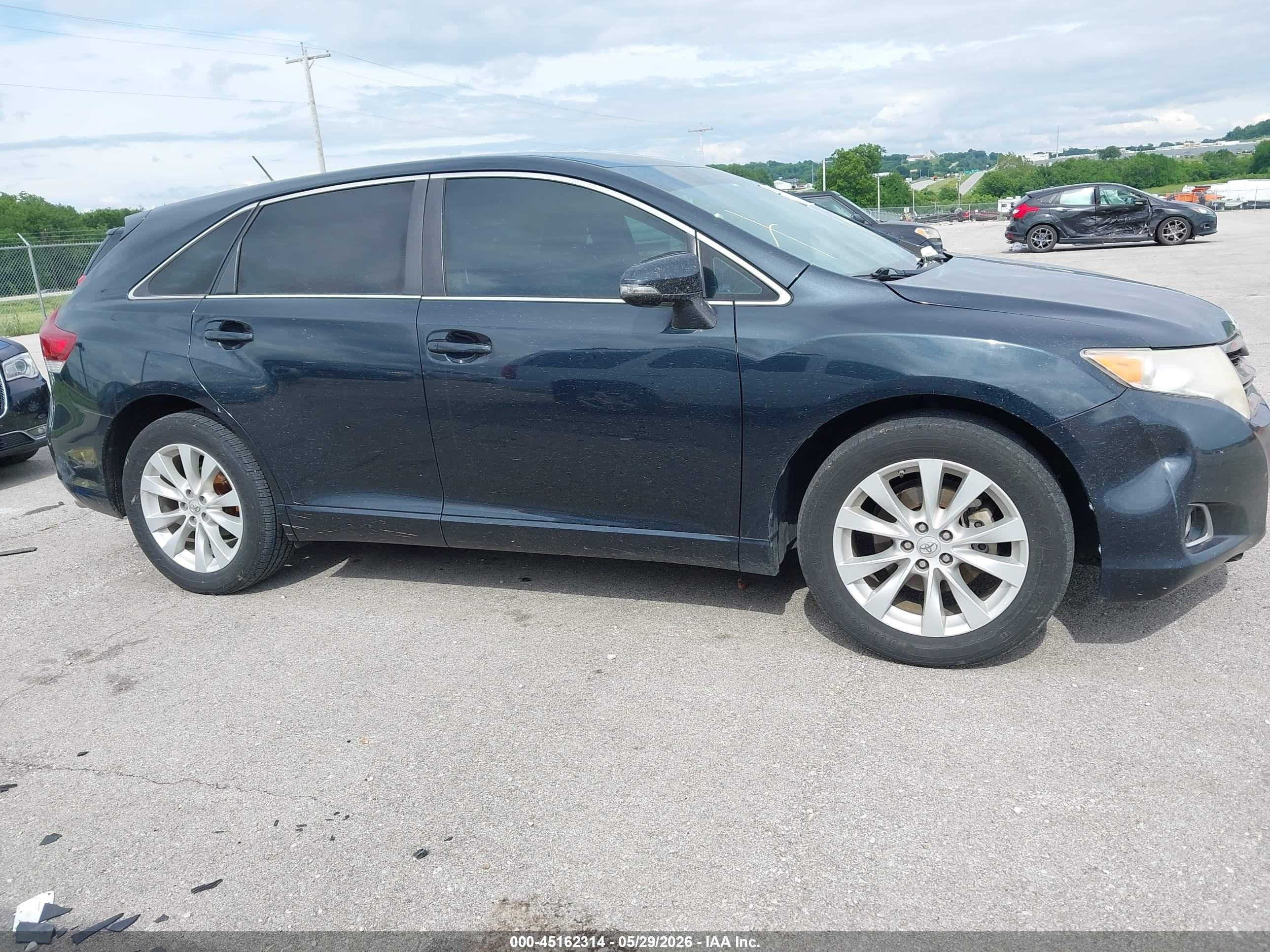 2013 Toyota Venza Le Синий vin: 4T3BA3BB8DU048773