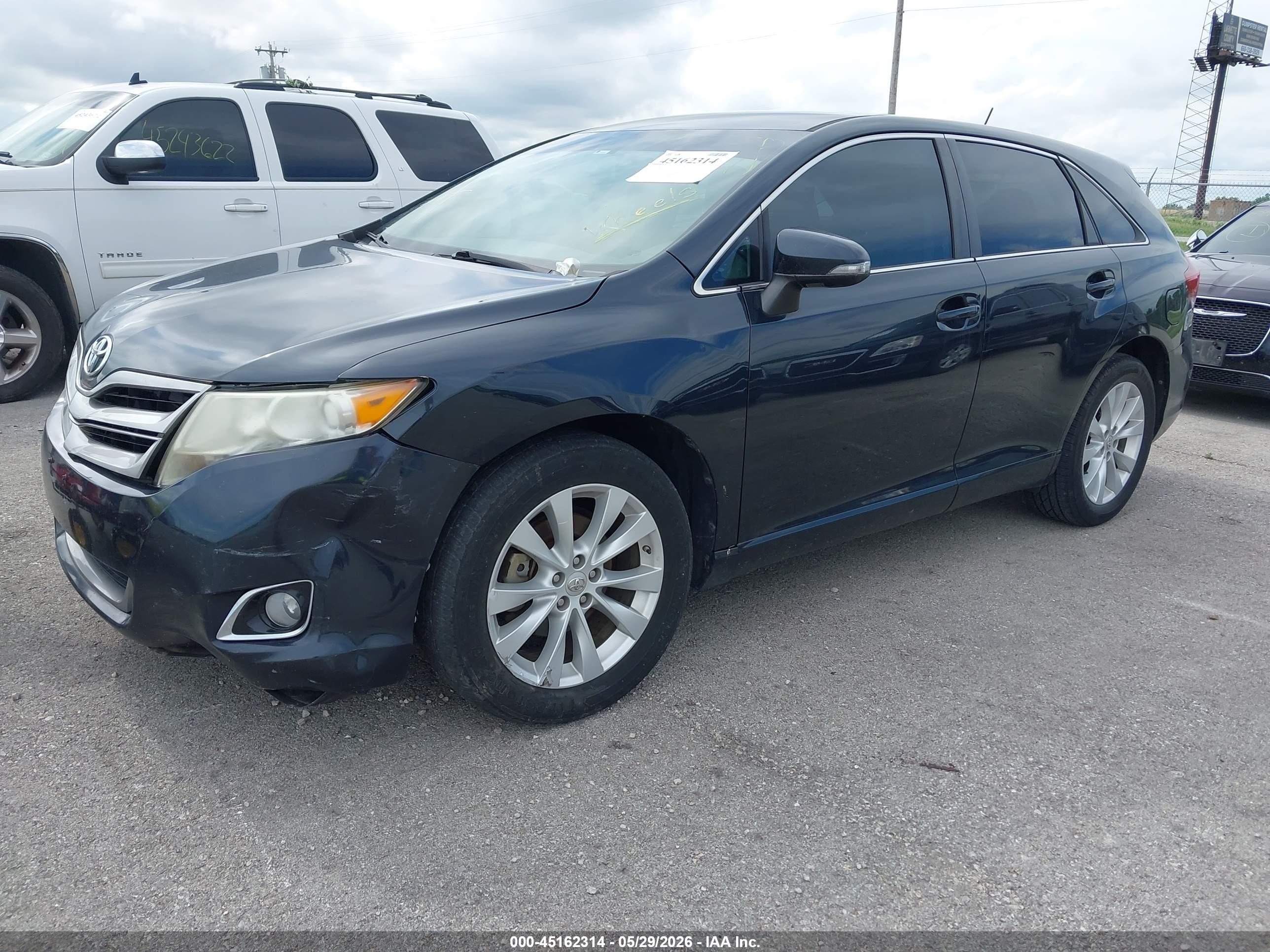 2013 Toyota Venza Le Синий vin: 4T3BA3BB8DU048773