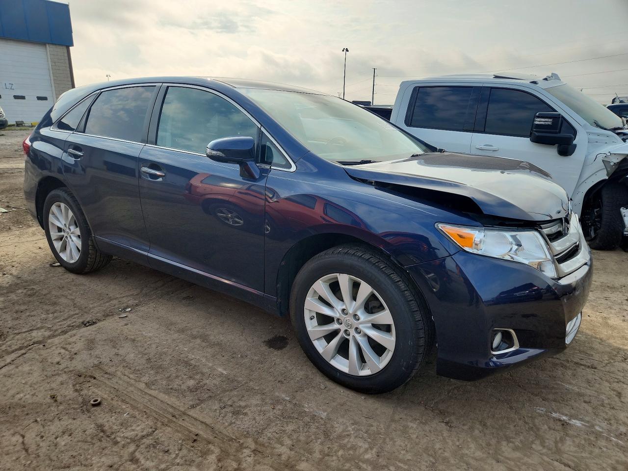 2015 Toyota Venza Xle Blue vin: 4T3BA3BB8FU067763
