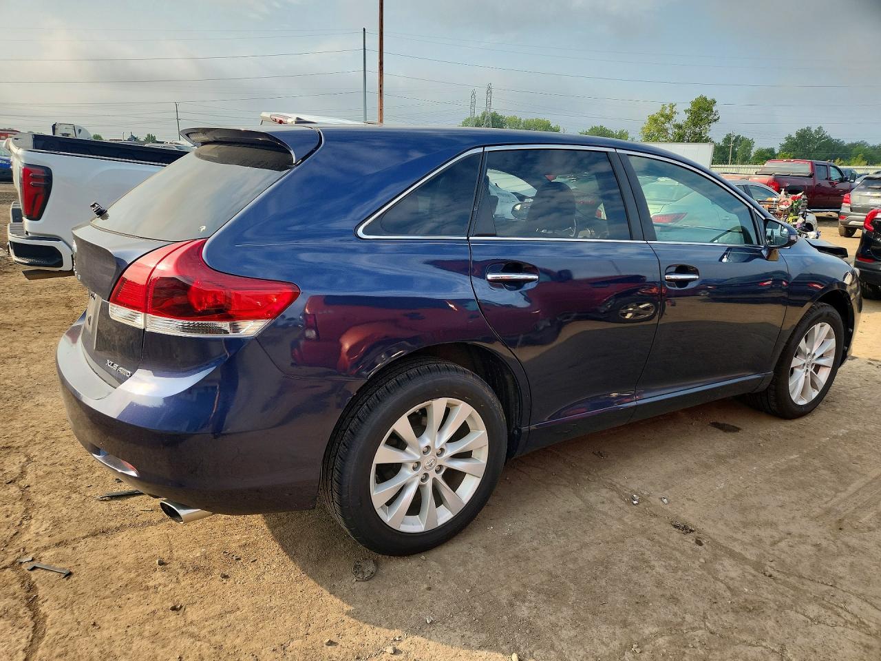 2015 Toyota Venza Xle Blue vin: 4T3BA3BB8FU067763