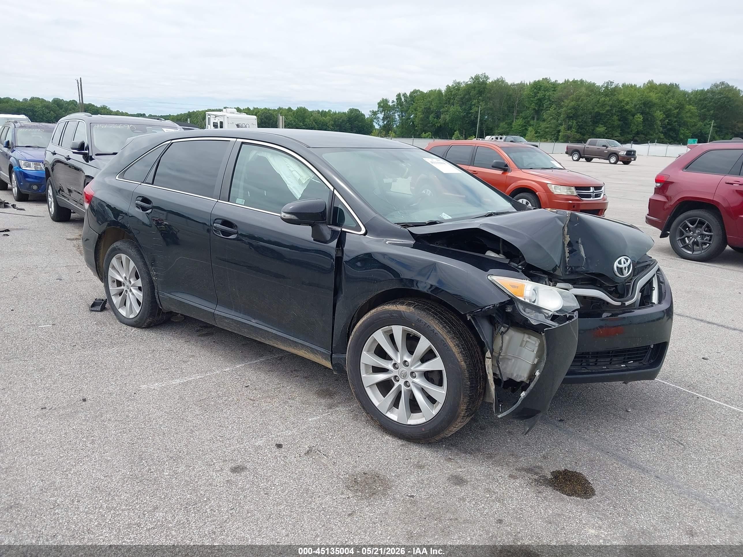 2015 Toyota Venza Le Black vin: 4T3BA3BB8FU070355