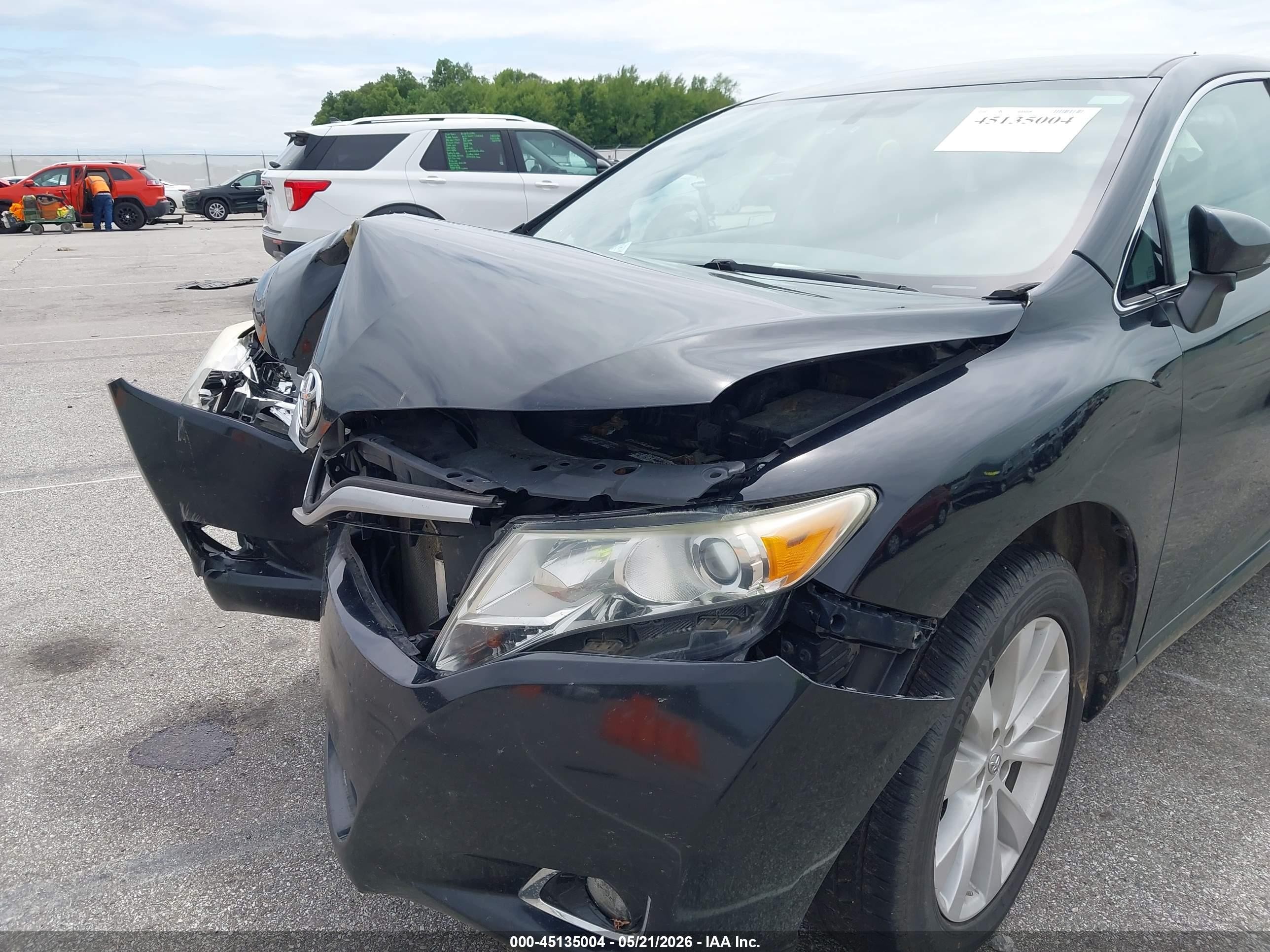 2015 Toyota Venza Le Black vin: 4T3BA3BB8FU070355
