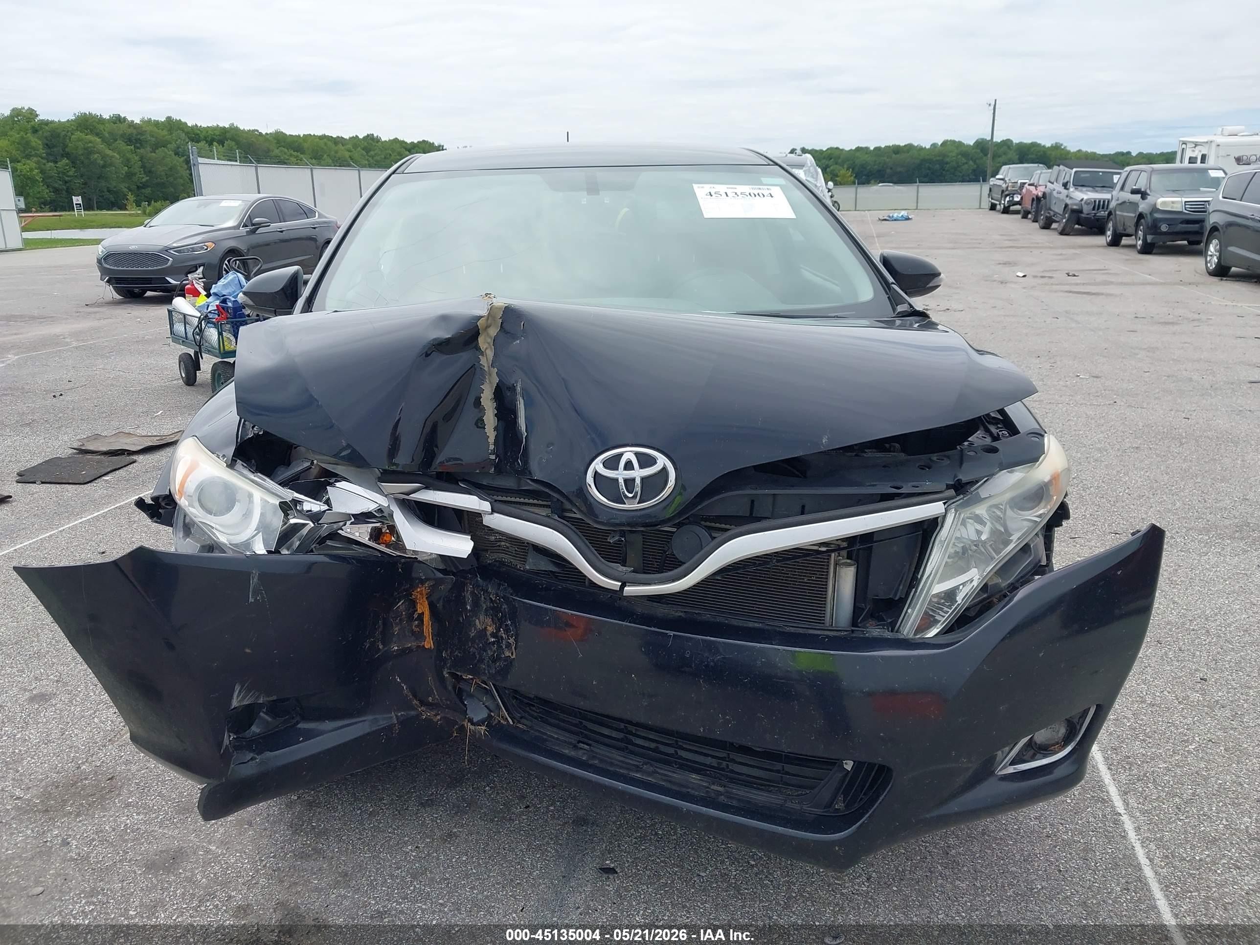 2015 Toyota Venza Le Black vin: 4T3BA3BB8FU070355