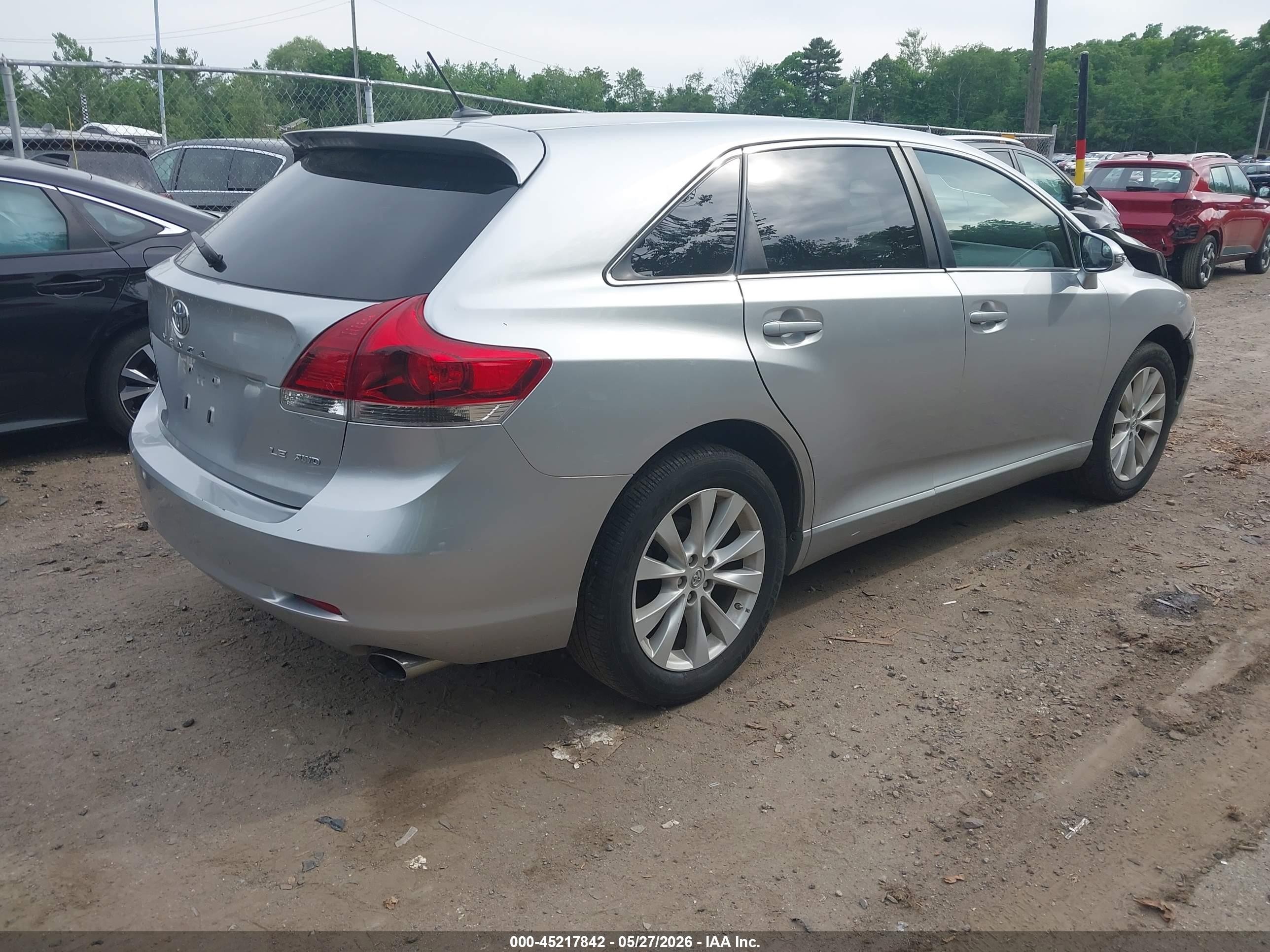 2015 Toyota Venza Le Silver vin: 4T3BA3BB8FU074406