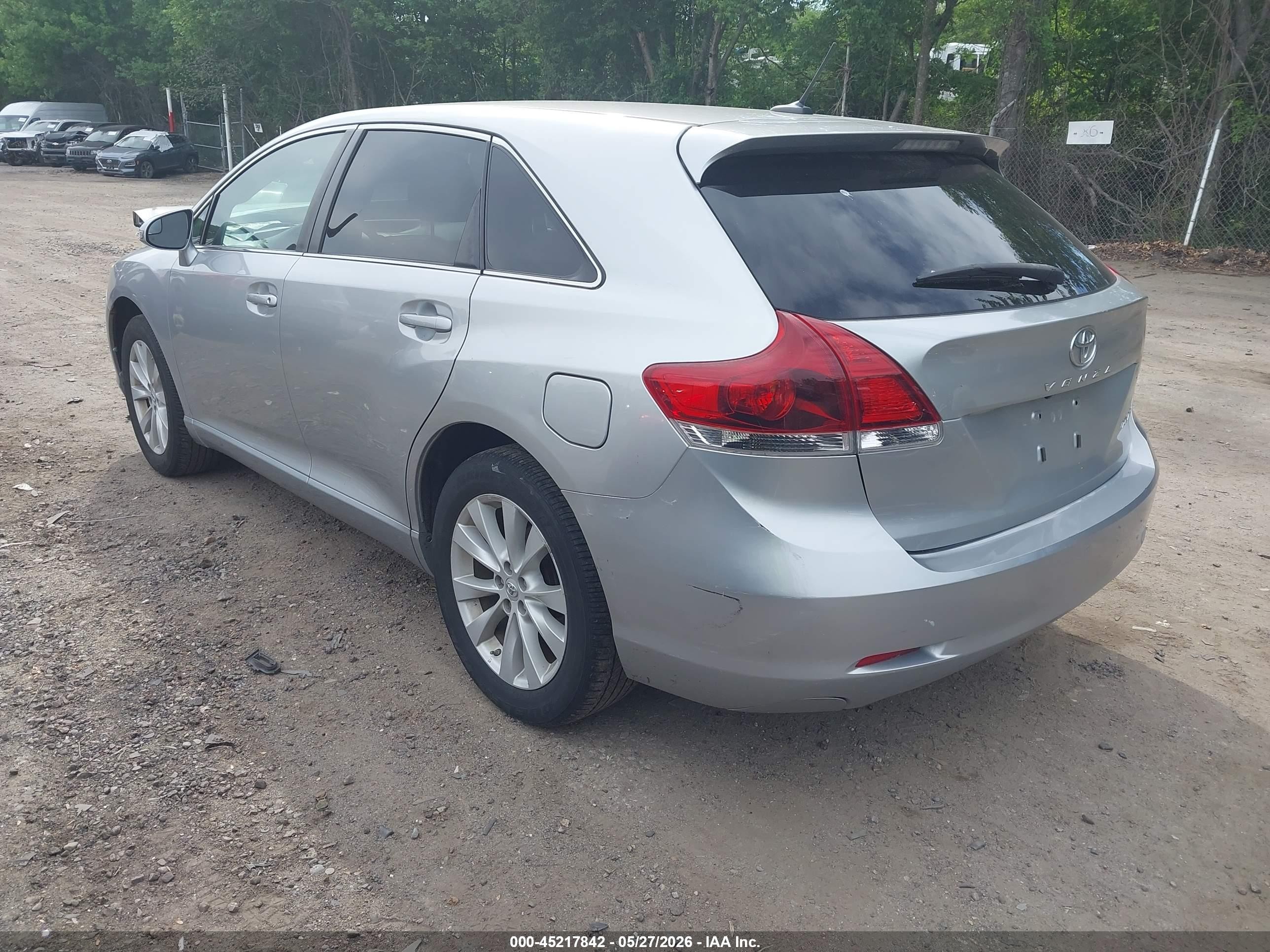 2015 Toyota Venza Le Silver vin: 4T3BA3BB8FU074406