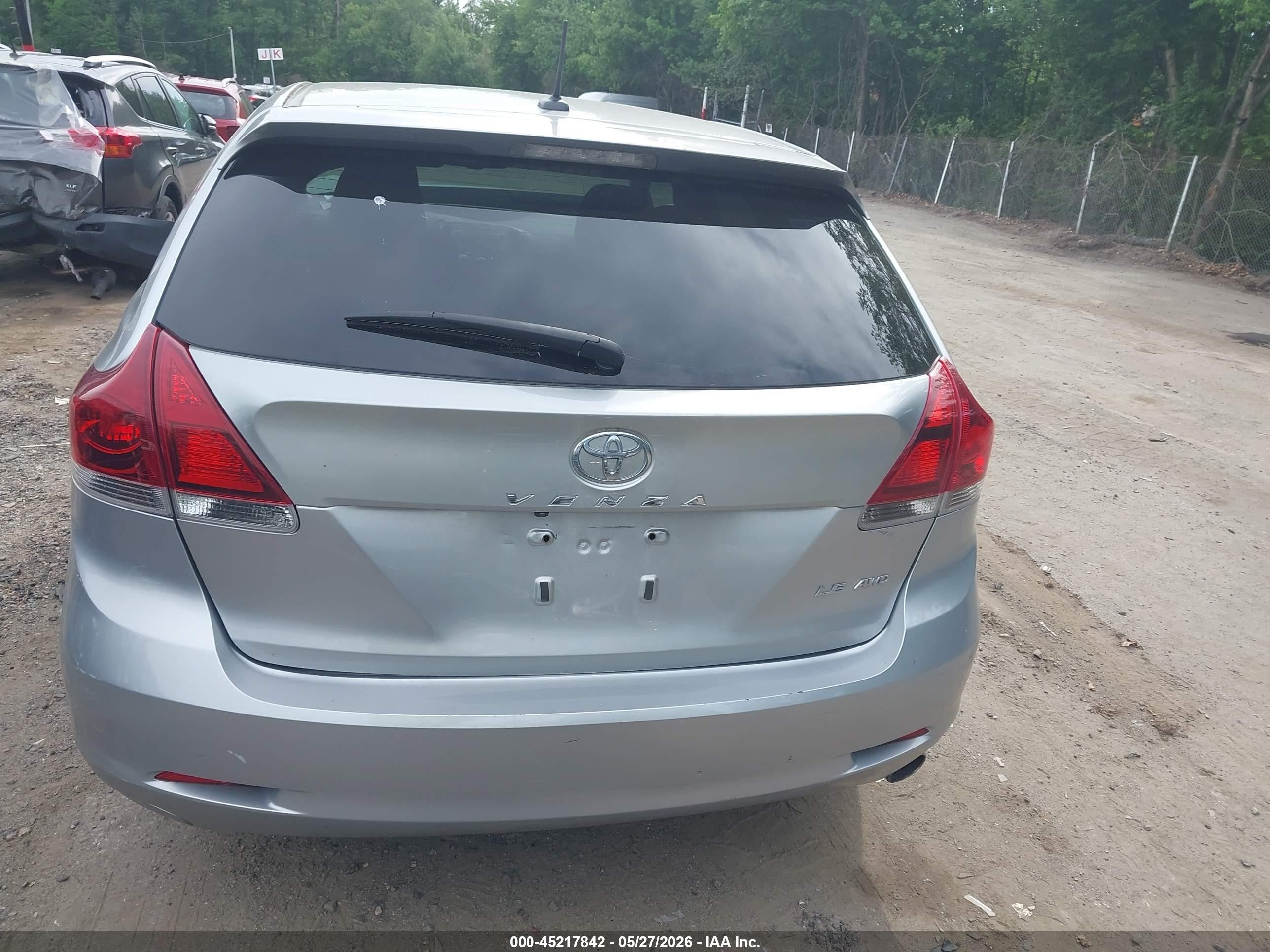 2015 Toyota Venza Le Silver vin: 4T3BA3BB8FU074406