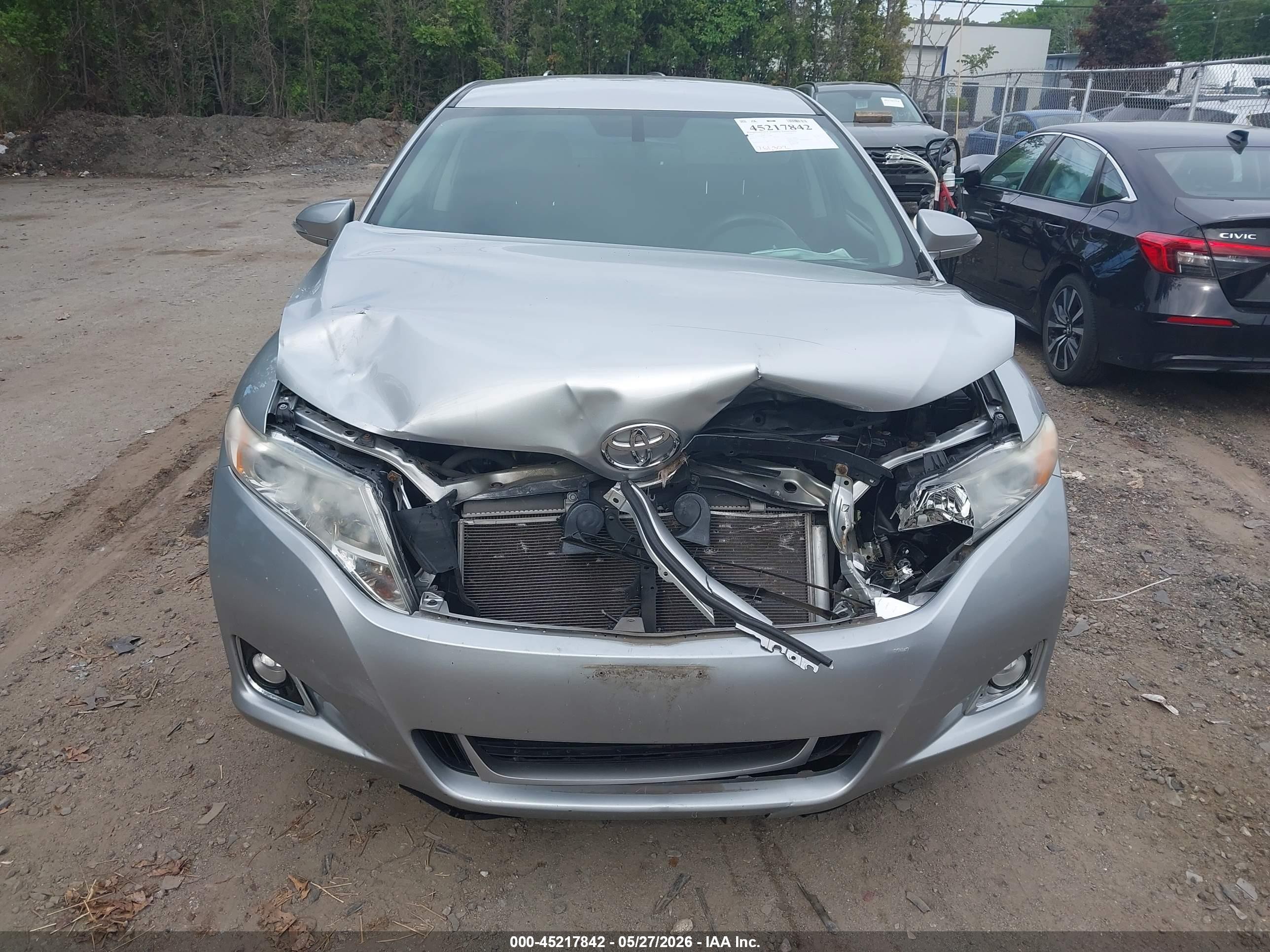 2015 Toyota Venza Le Silver vin: 4T3BA3BB8FU074406