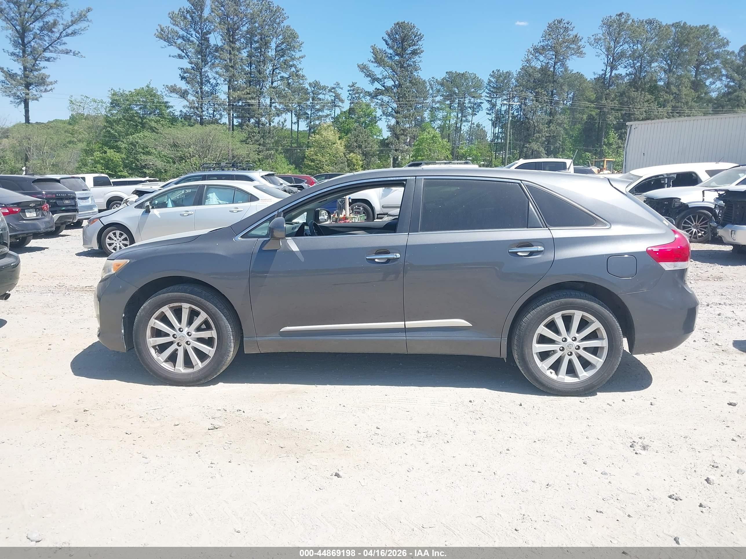 2012 Toyota Venza Xle Gray vin: 4T3BA3BB9CU031351