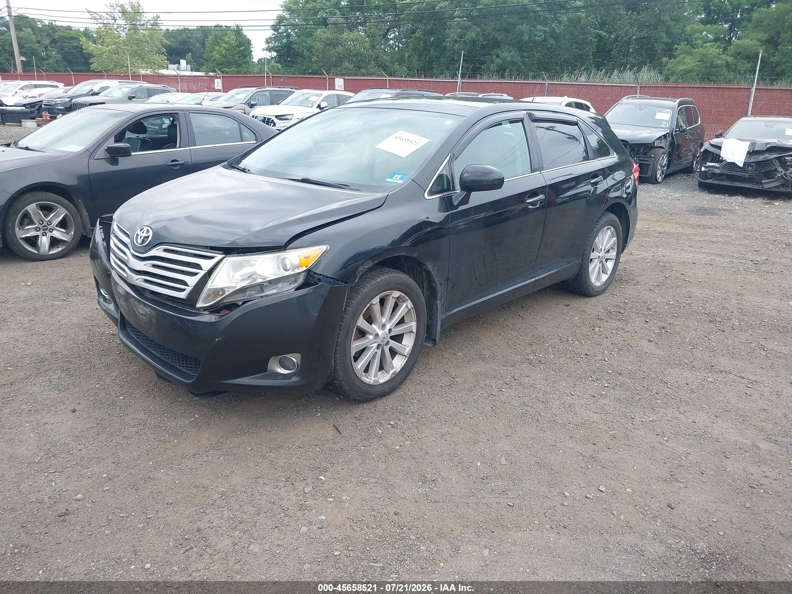 2012 Toyota Venza Xle Black vin: 4T3BA3BB9CU033777