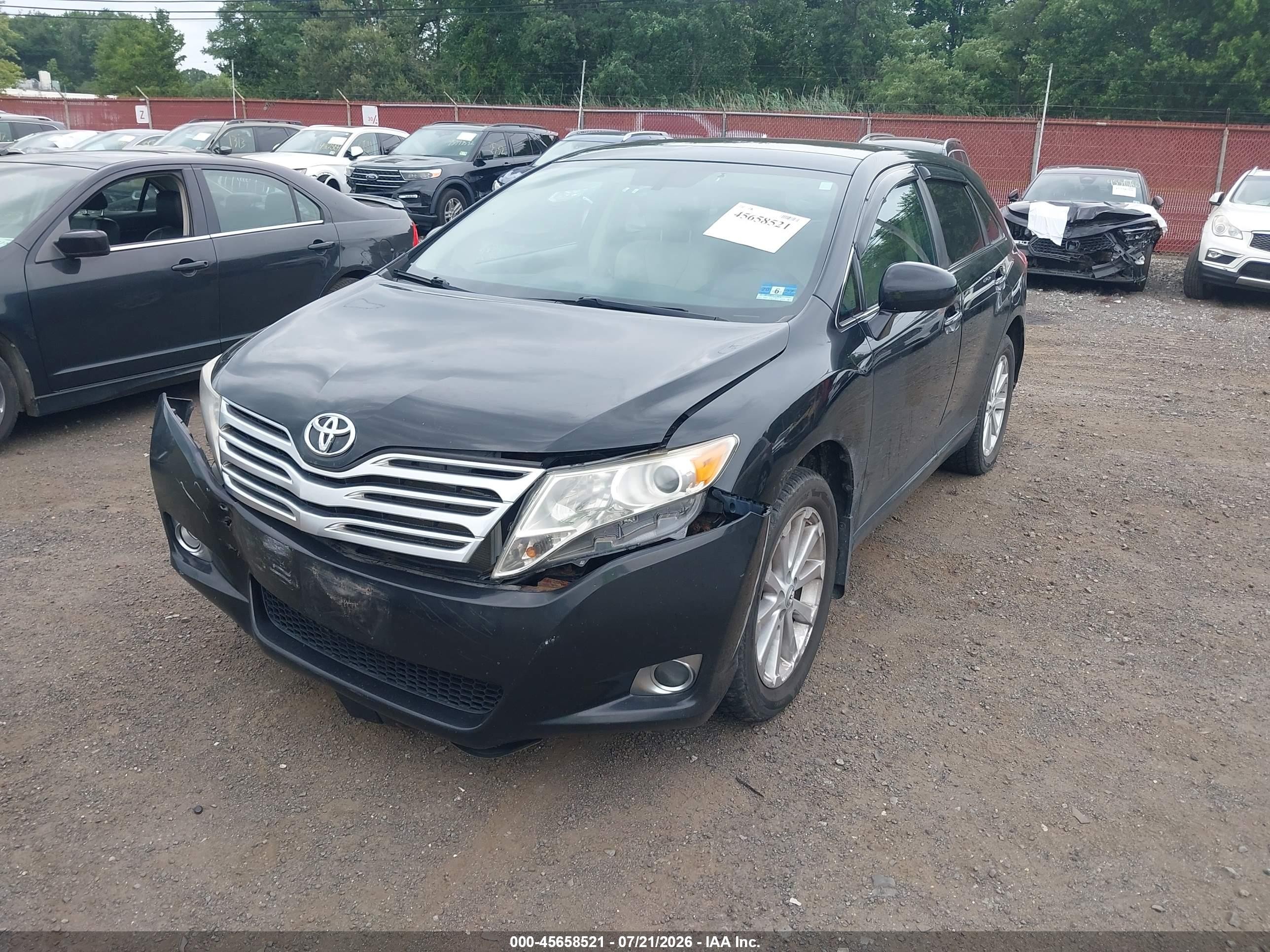 2012 Toyota Venza Xle Black vin: 4T3BA3BB9CU033777