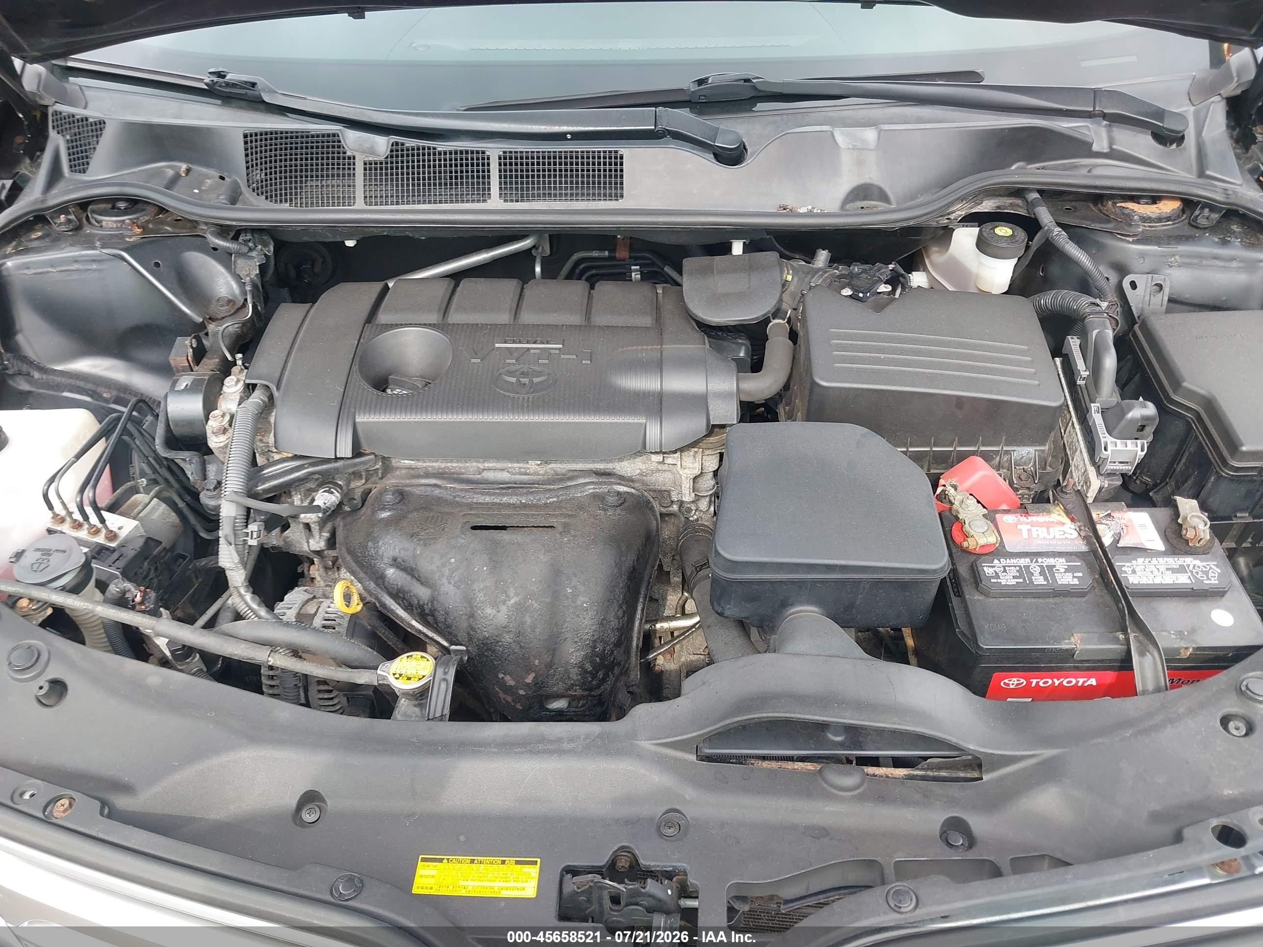 2012 Toyota Venza Xle Black vin: 4T3BA3BB9CU033777