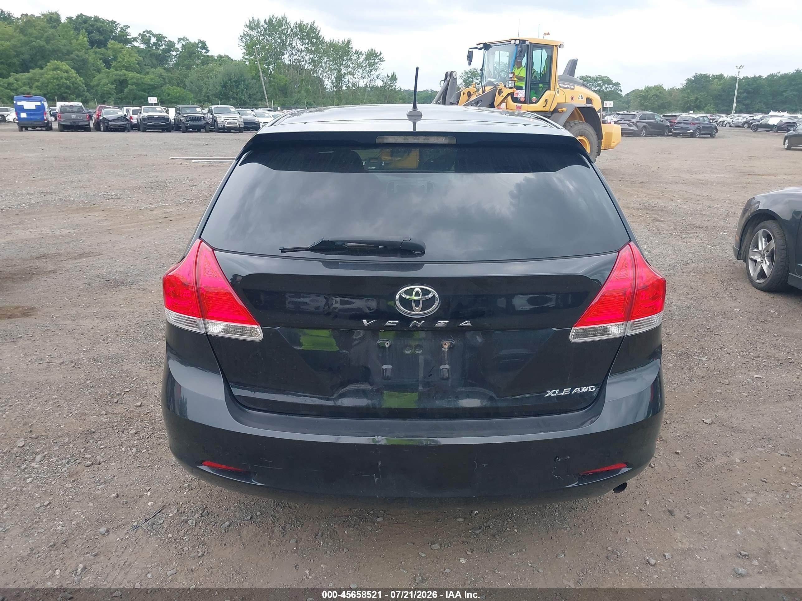 2012 Toyota Venza Xle Black vin: 4T3BA3BB9CU033777