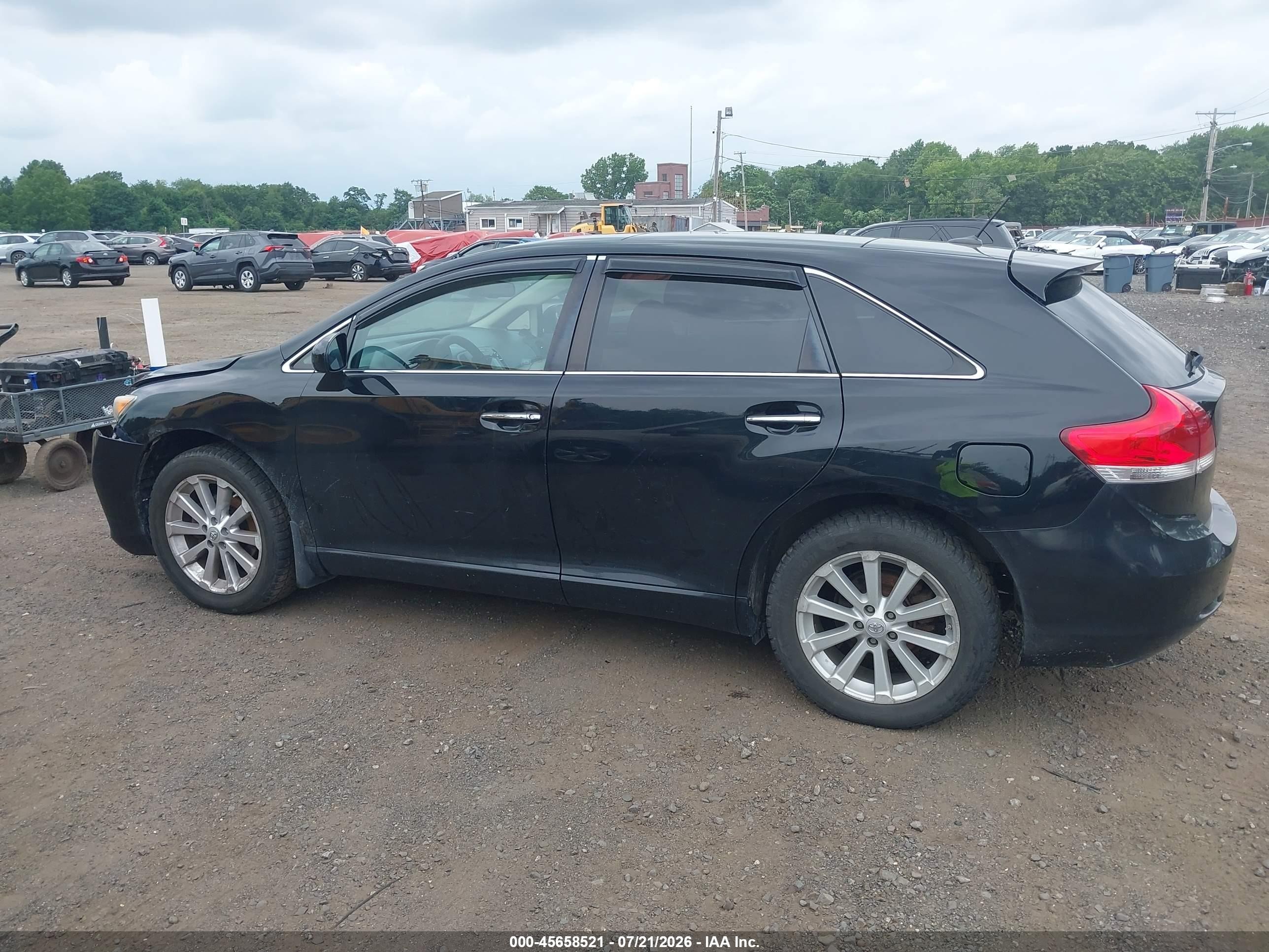 2012 Toyota Venza Xle Black vin: 4T3BA3BB9CU033777